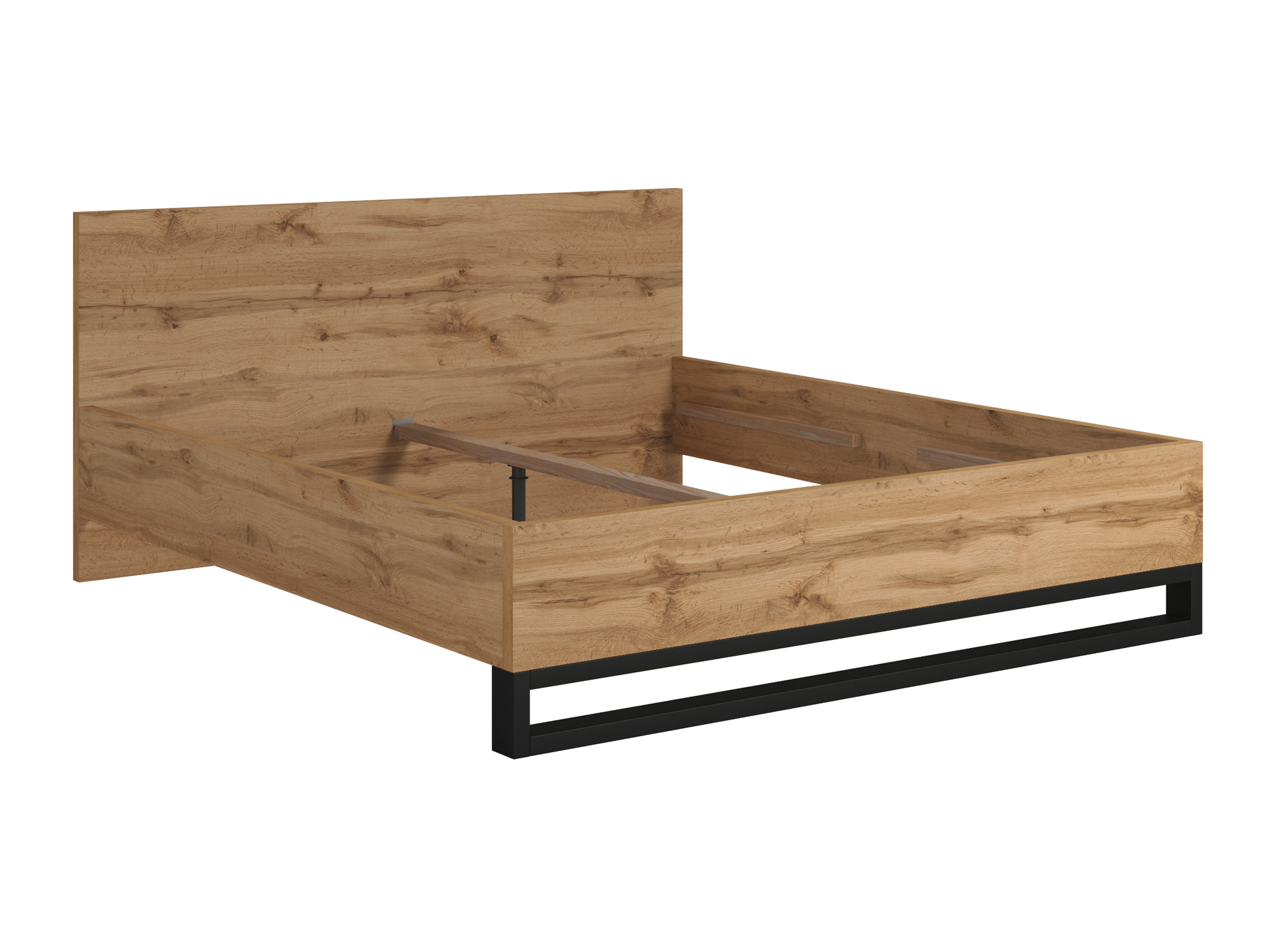 Bed Avicavu 118 (Wotan Oak + Black)