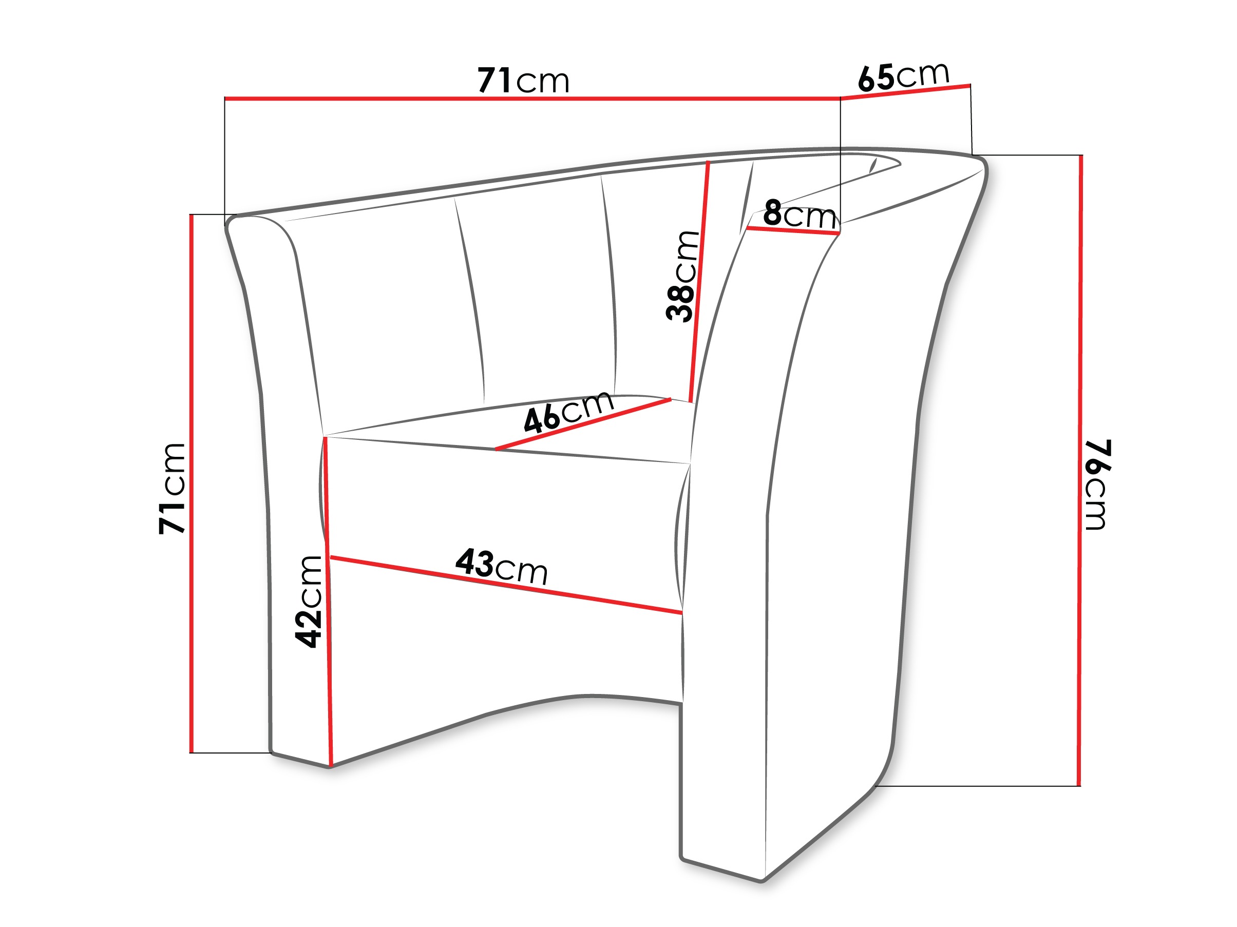 Armchair Meriden 100 (Velo 623)