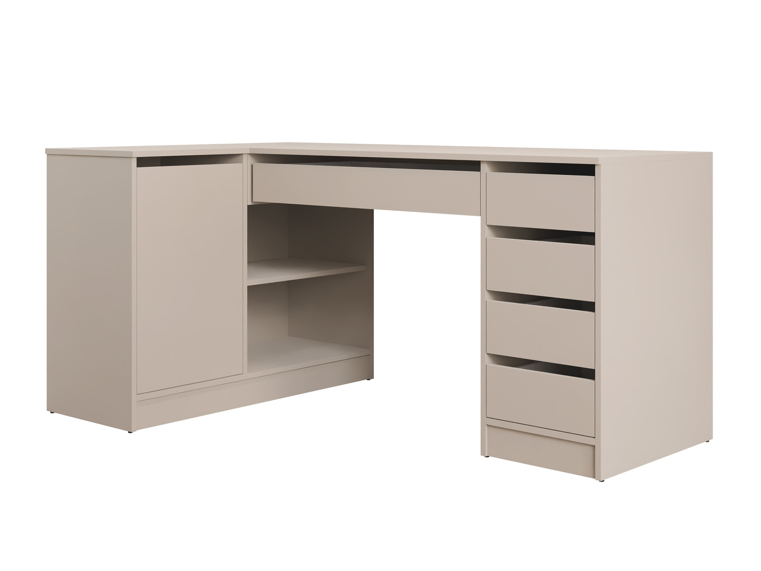 Corner desk Comfivo Terros III (Beige)