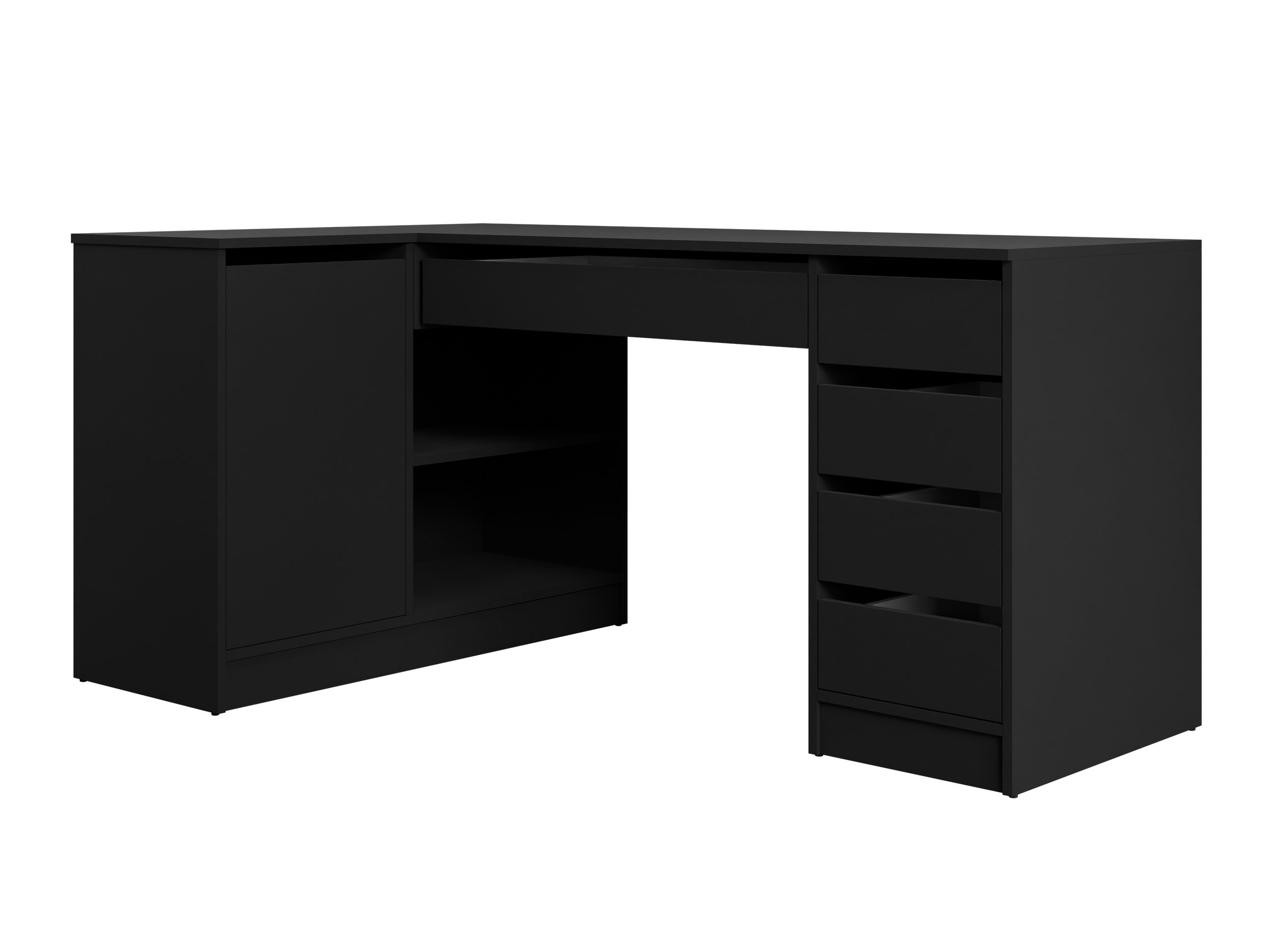 Corner desk Comfivo Terros III (Black)