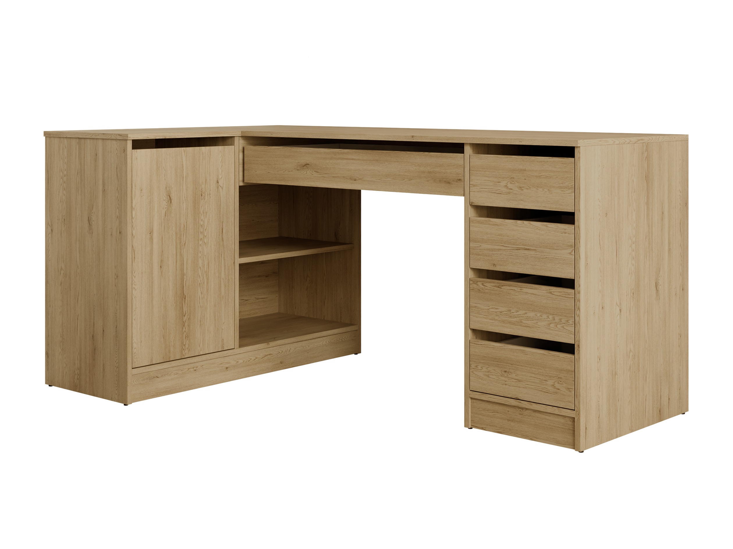 Corner desk Comfivo Terros III (Oak)