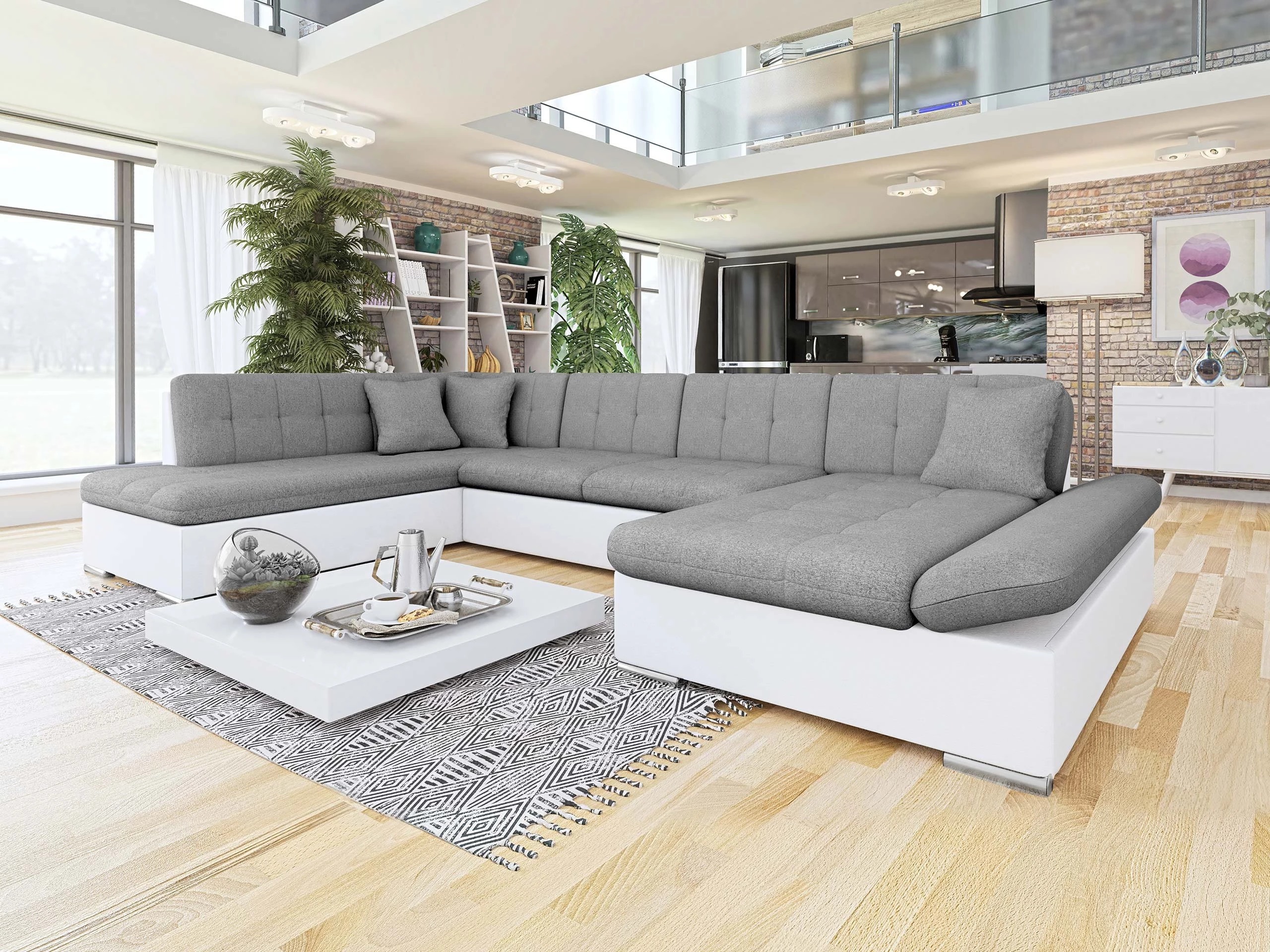 Corner sofa Comfivo Tilia I (Soft 017 + Soul 17)