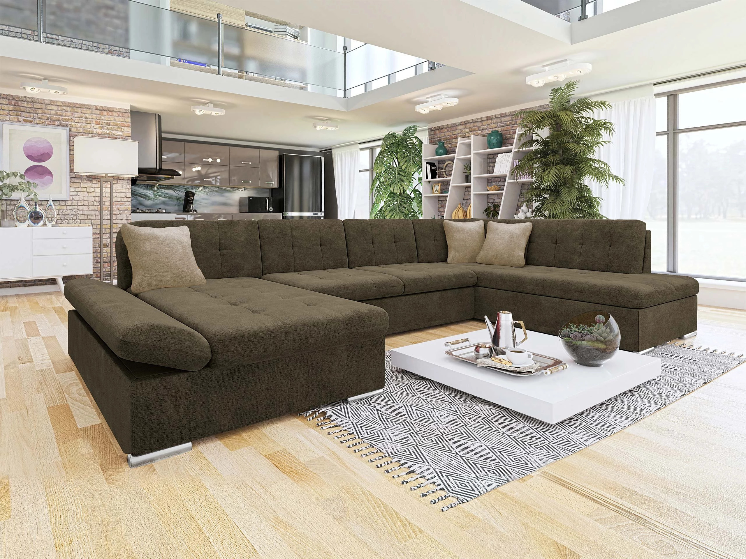 Corner sofa Comfivo Tilia I (Wave 09 + Wave 02)
