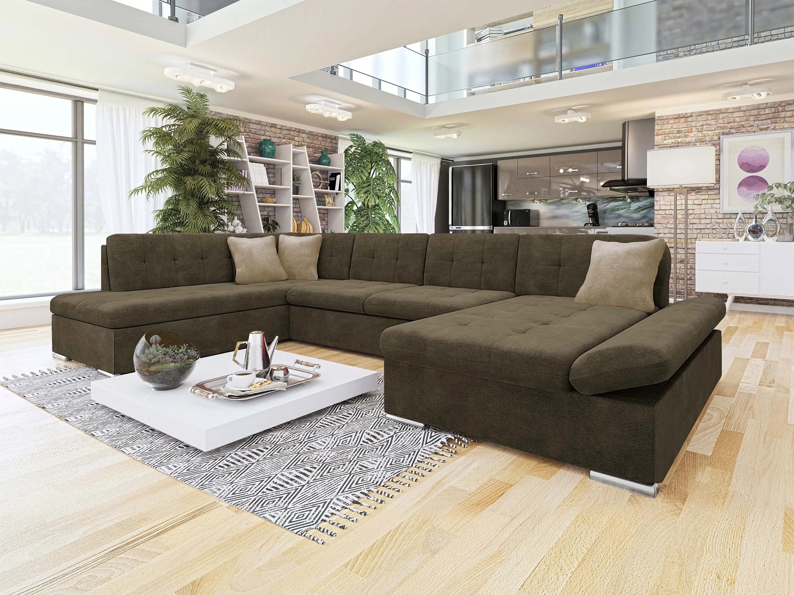 Corner sofa Comfivo Tilia I (Wave 09 + Wave 02)