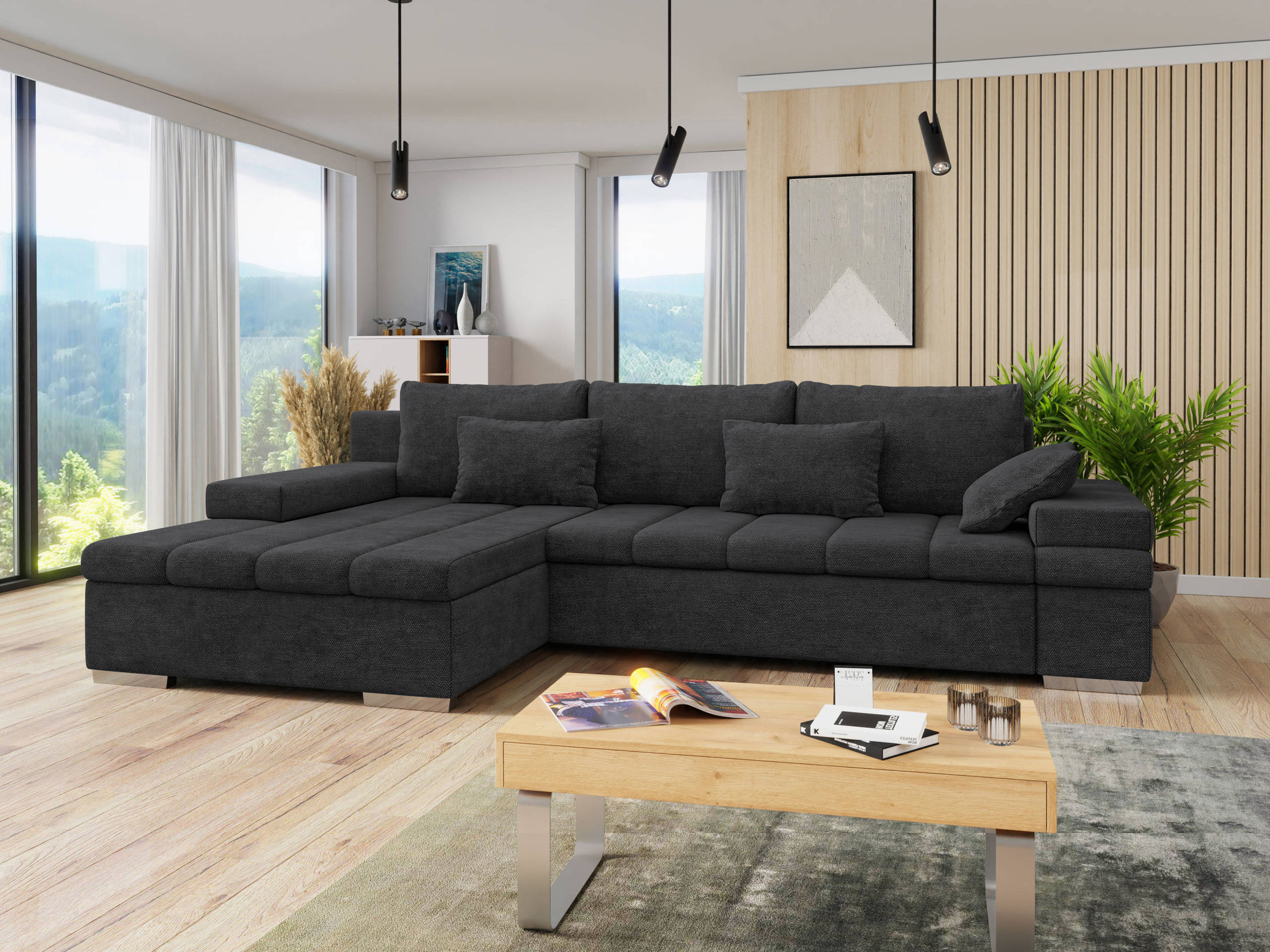 Corner sofa Comfivo Olivetum (Left)