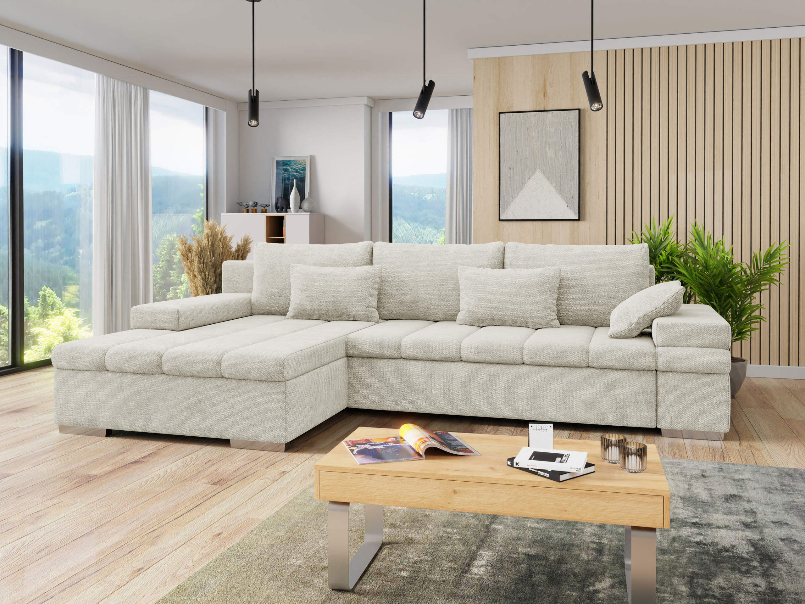 Corner sofa Comfivo Olivetum (Left)