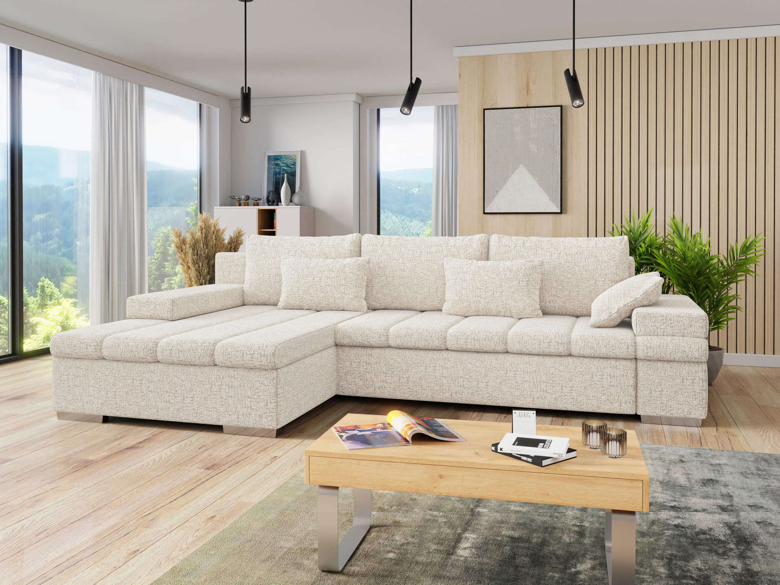 Corner sofa Comfivo Olivetum (Left)