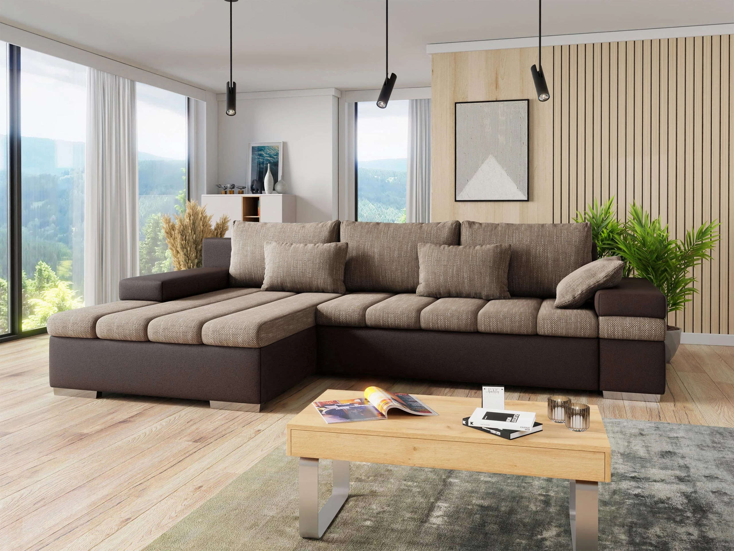 Corner sofa Comfivo Olivetum (Left)