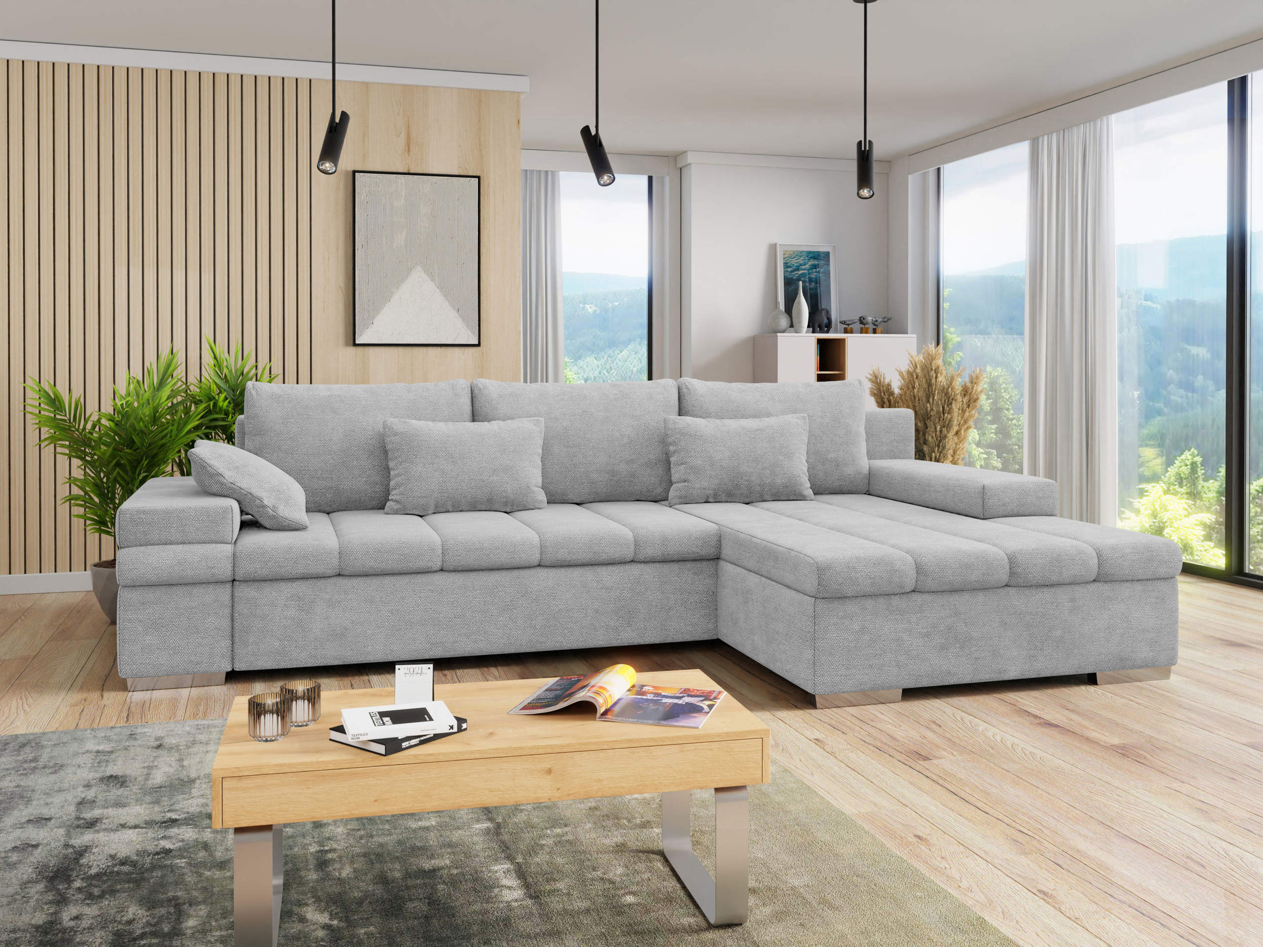 Corner sofa Comfivo Olivetum (Right)