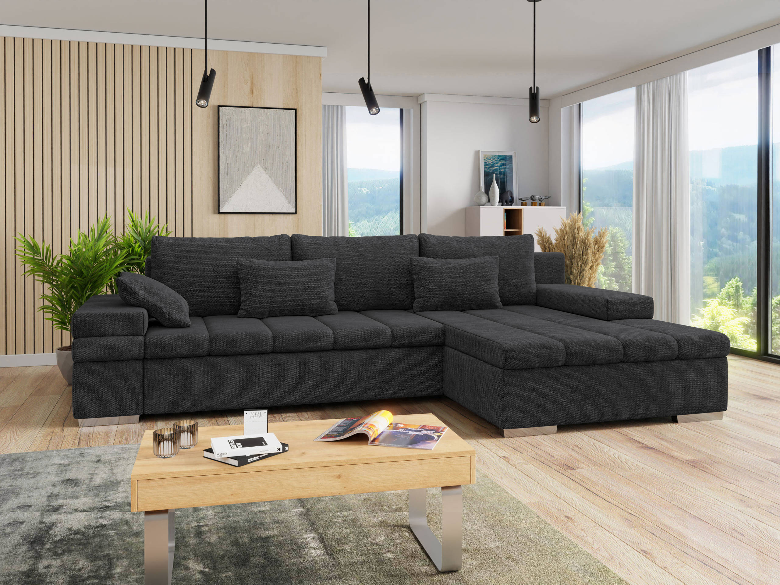 Corner sofa Comfivo Olivetum (Right)
