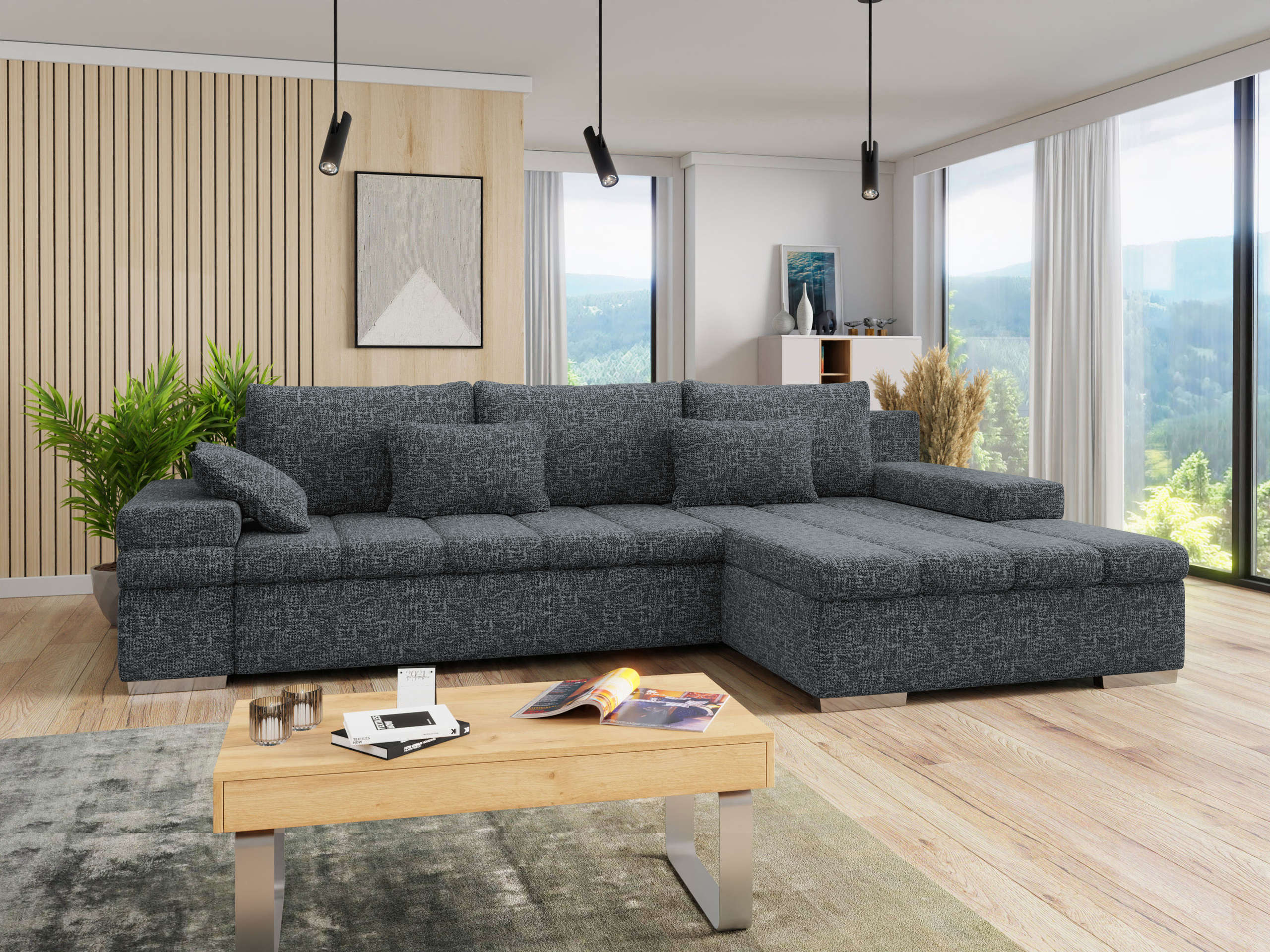 Corner sofa Comfivo Olivetum (Right)