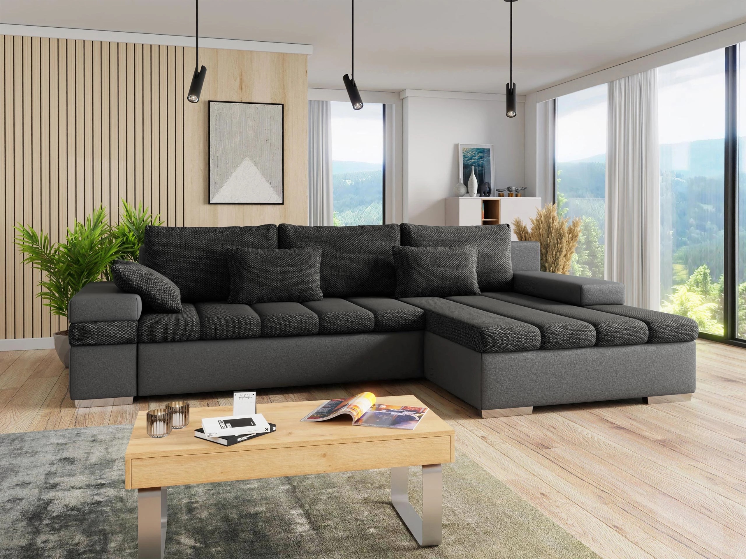 Corner sofa Comfivo Olivetum (Right)