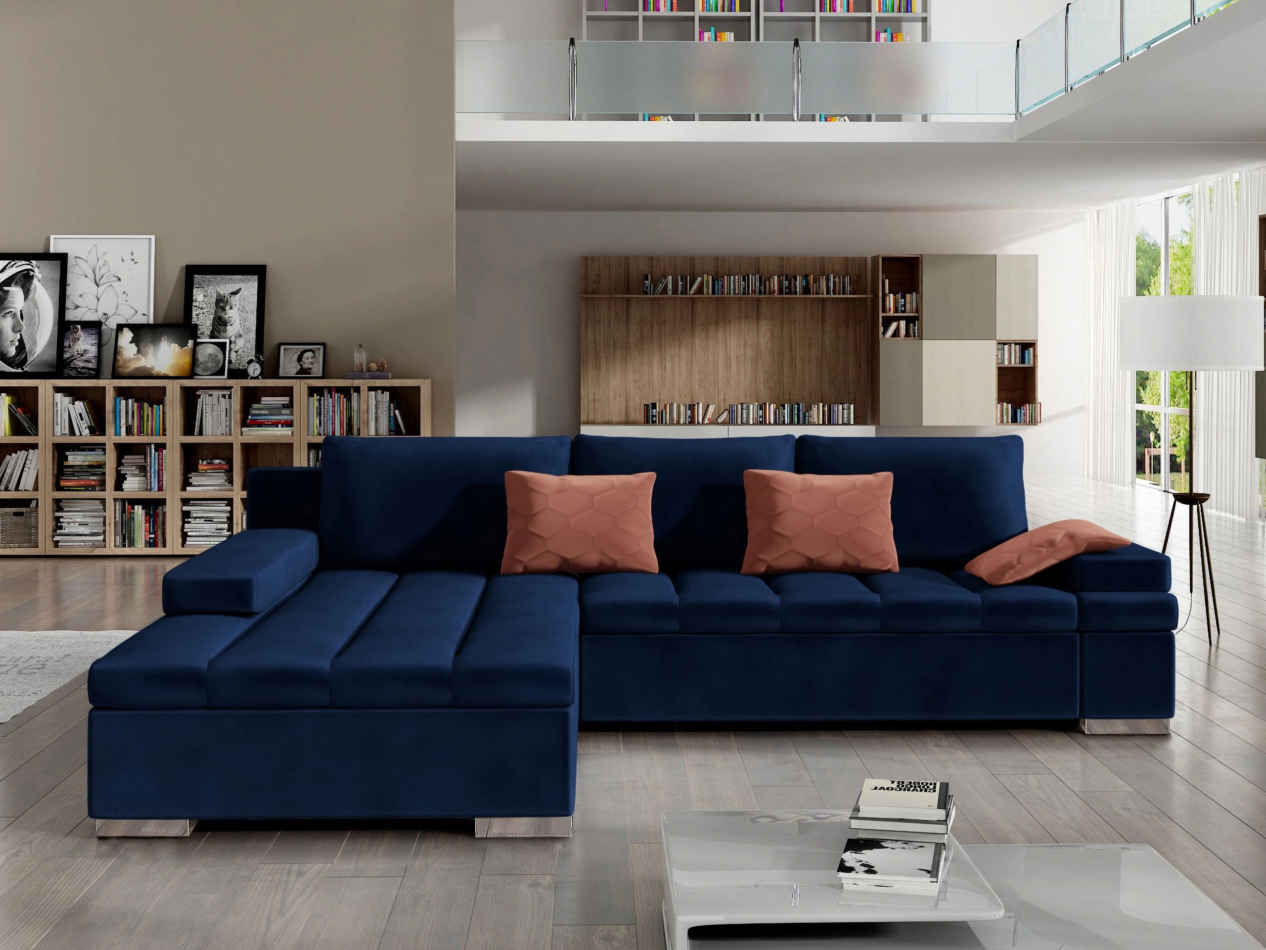 Corner sofa Comfivo Olivetum (Left)