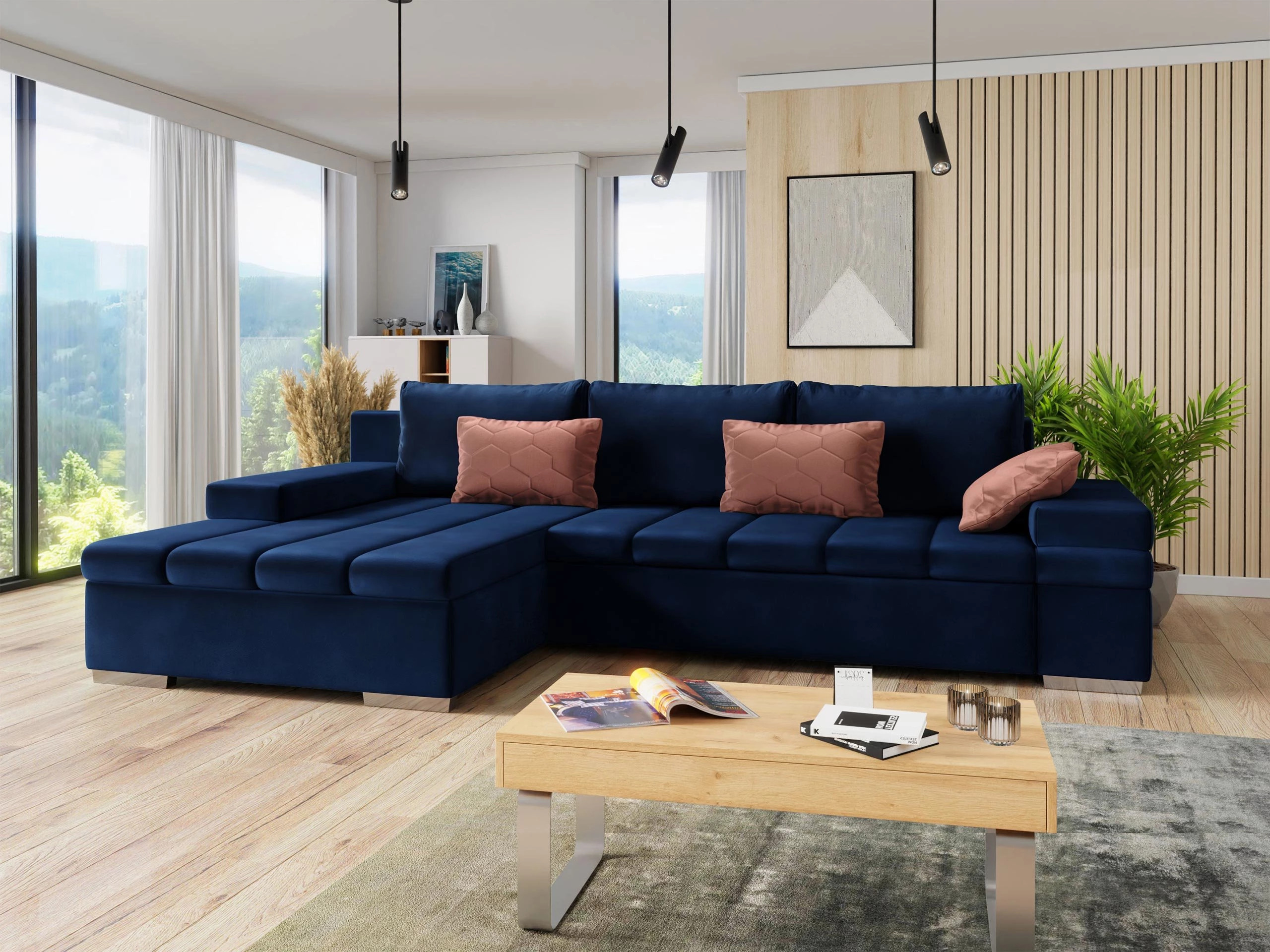 Corner sofa Comfivo Olivetum (Left)
