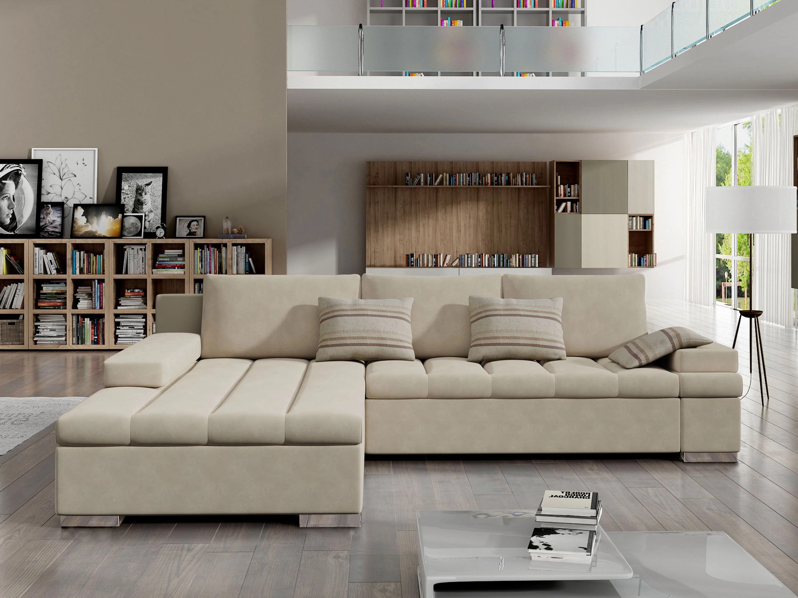 Corner sofa Comfivo Olivetum (Left)