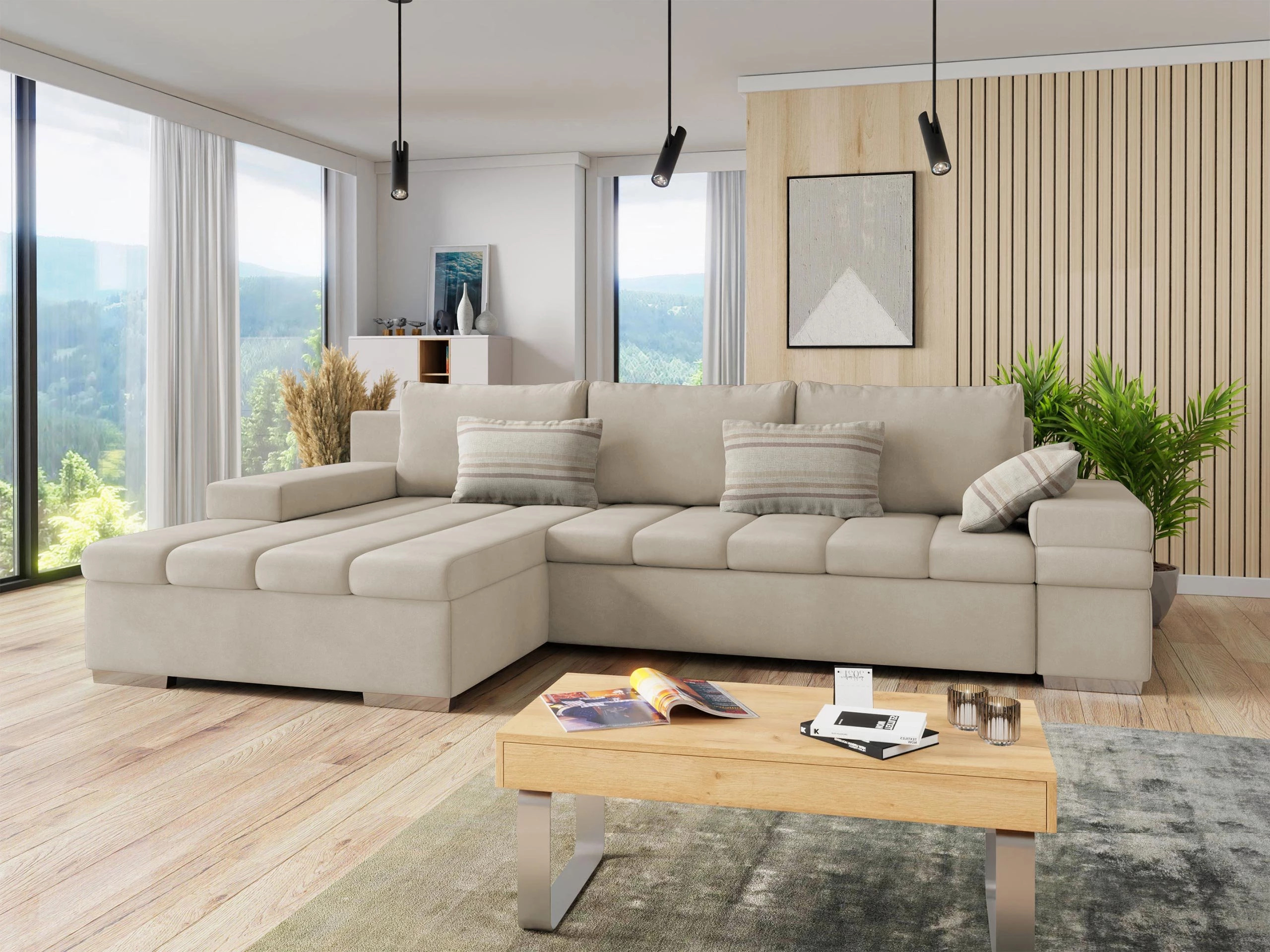Corner sofa Comfivo Olivetum (Left)