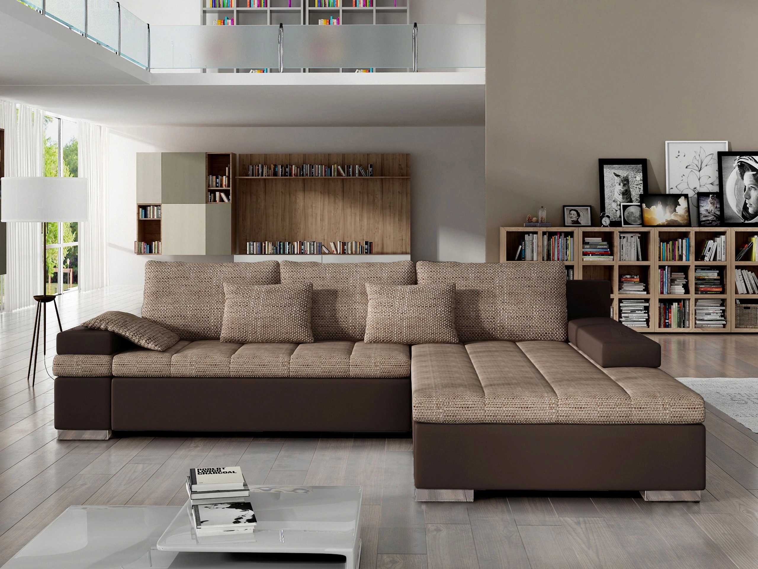 Corner sofa Comfivo Olivetum (Right)