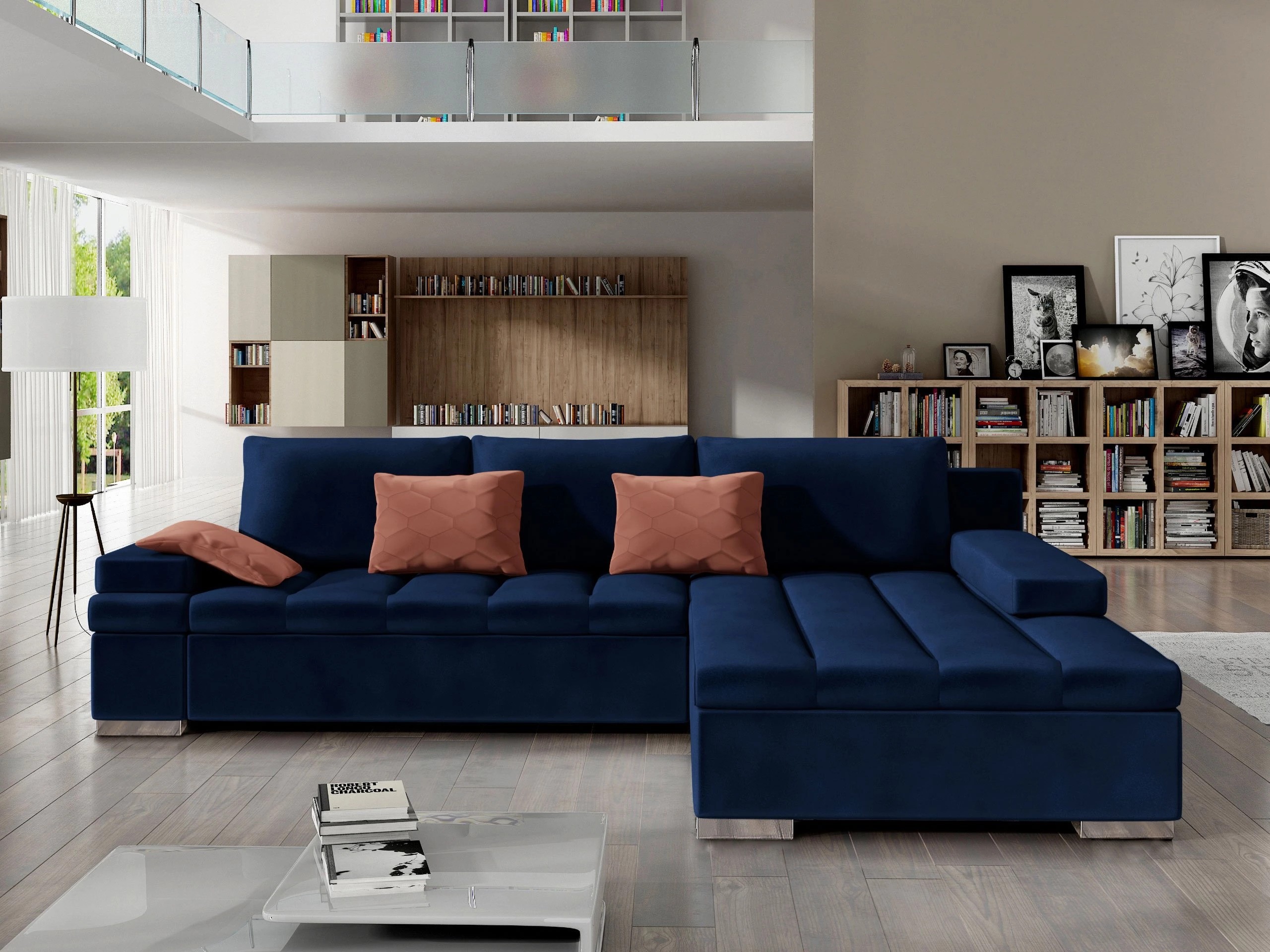 Corner sofa Comfivo Olivetum (Right)