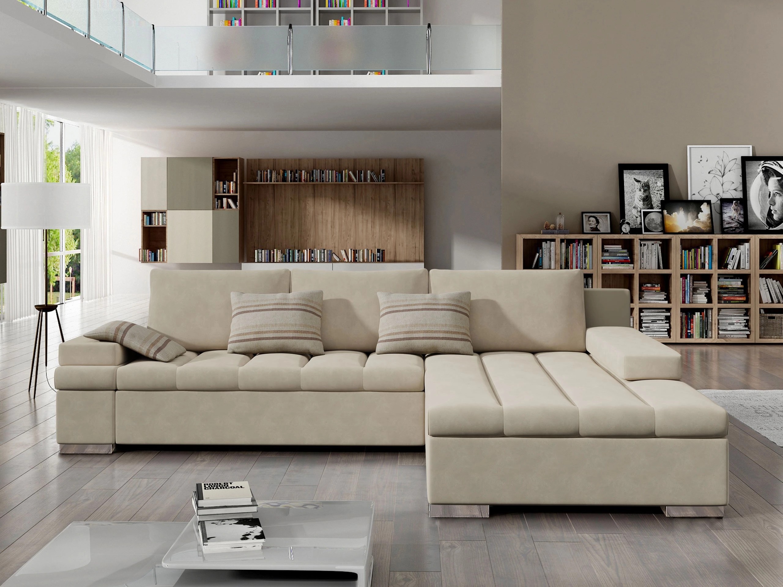 Corner sofa Comfivo Olivetum (Right)