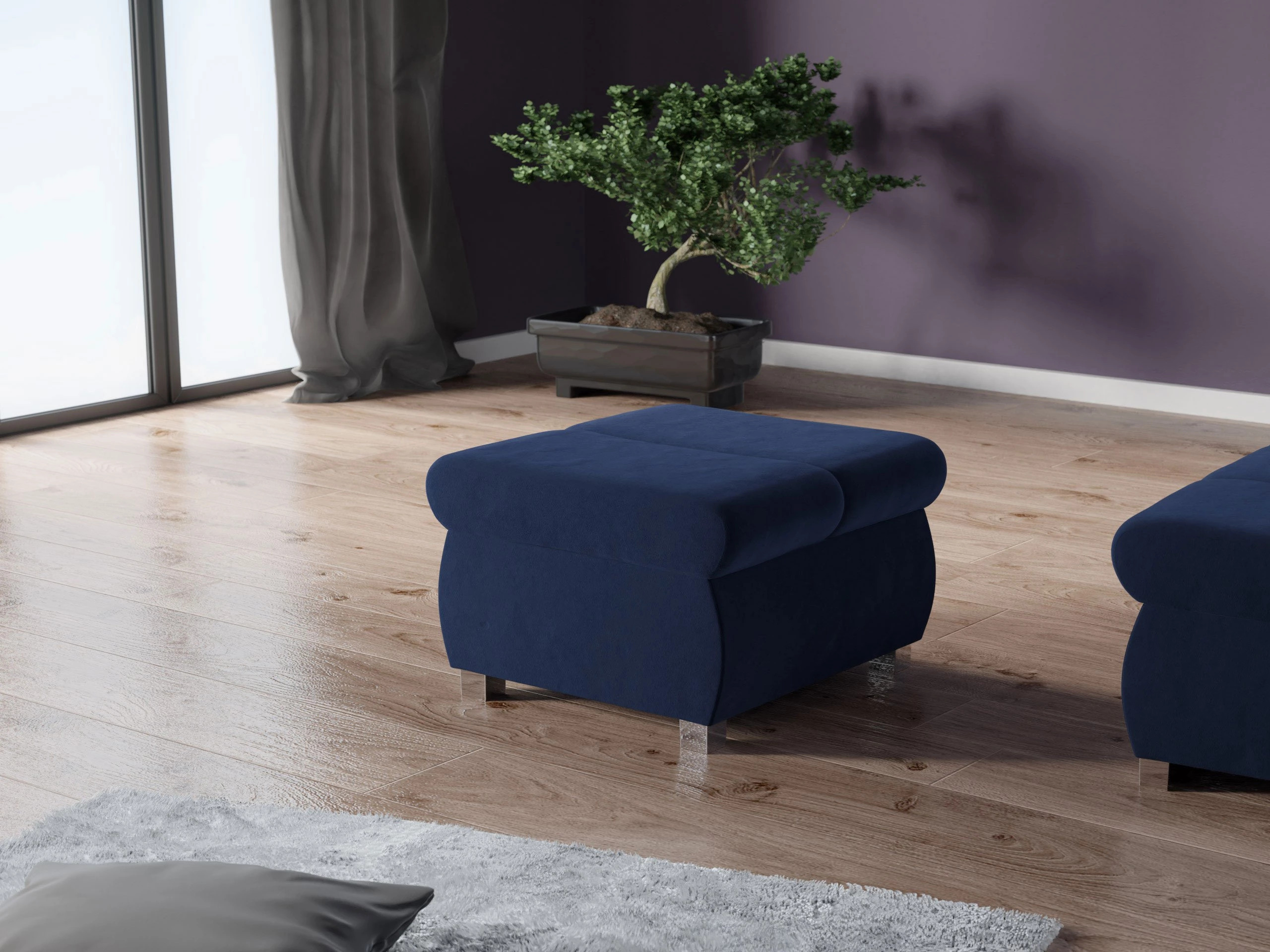Ottoman Comfivo Olivetum (Magic Velvet 2216)