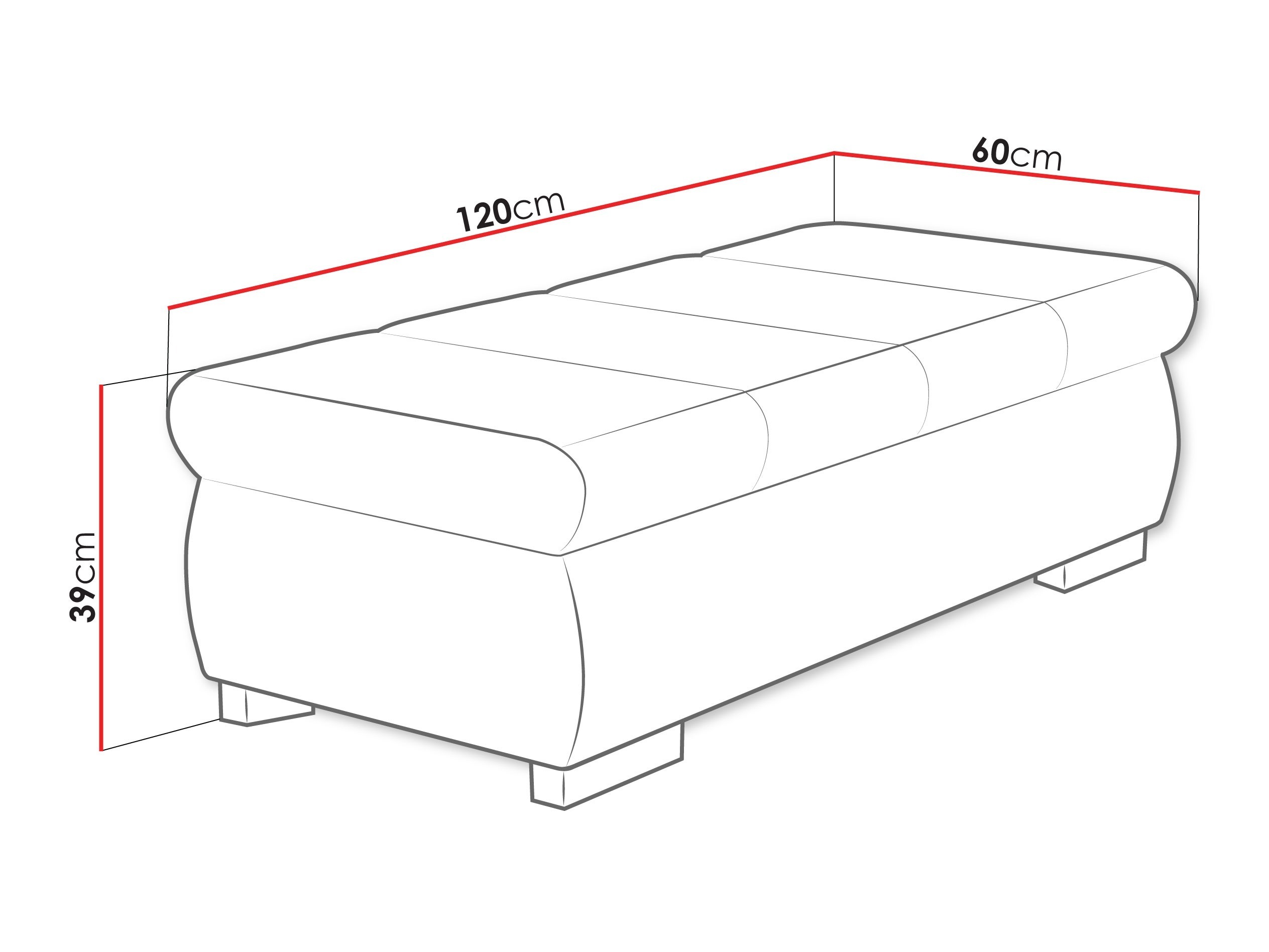 Upholstered bench Comfivo Olivetum I (Margo 227.09)