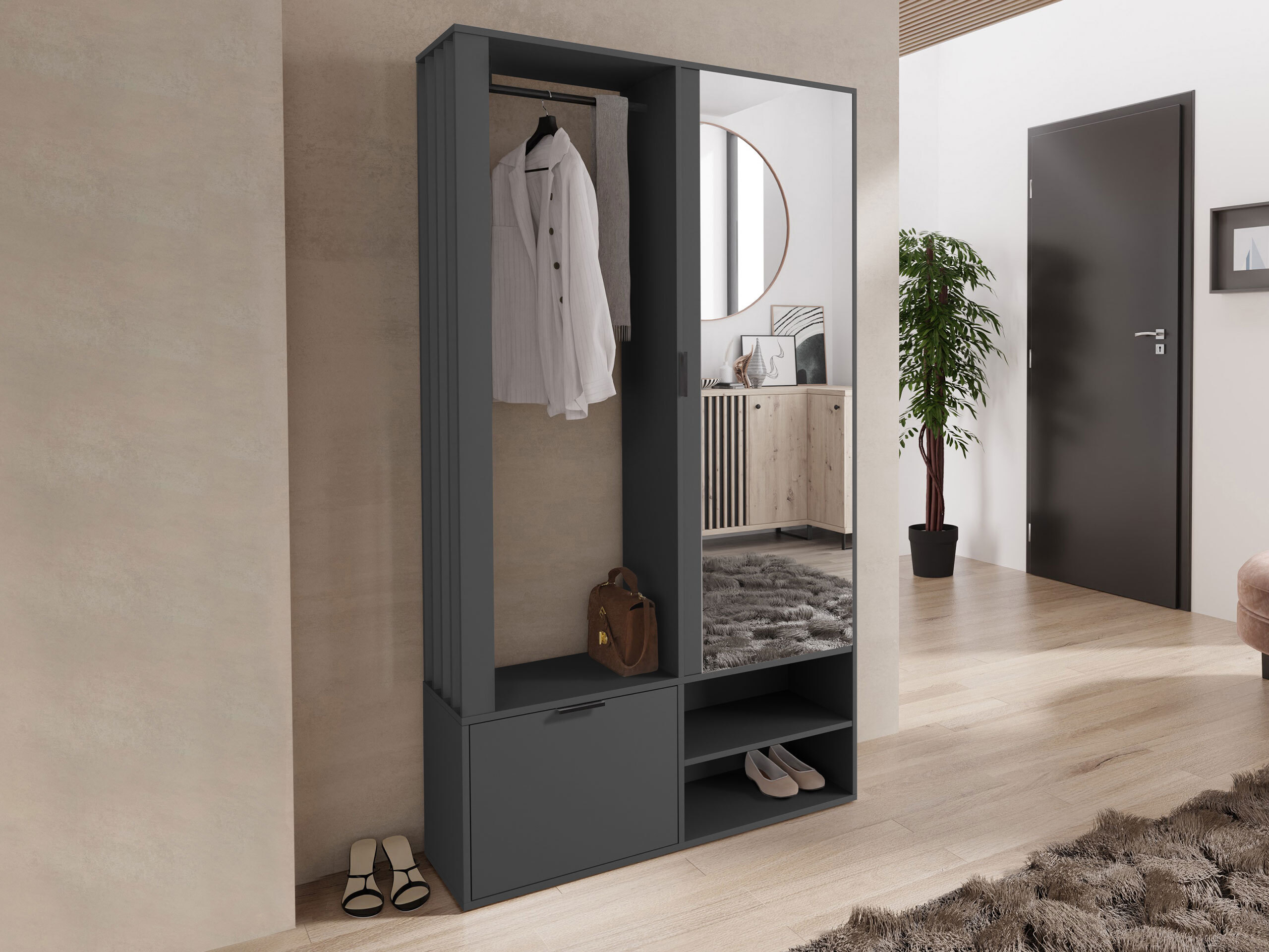 Hallway set Vinea (Anthracite)