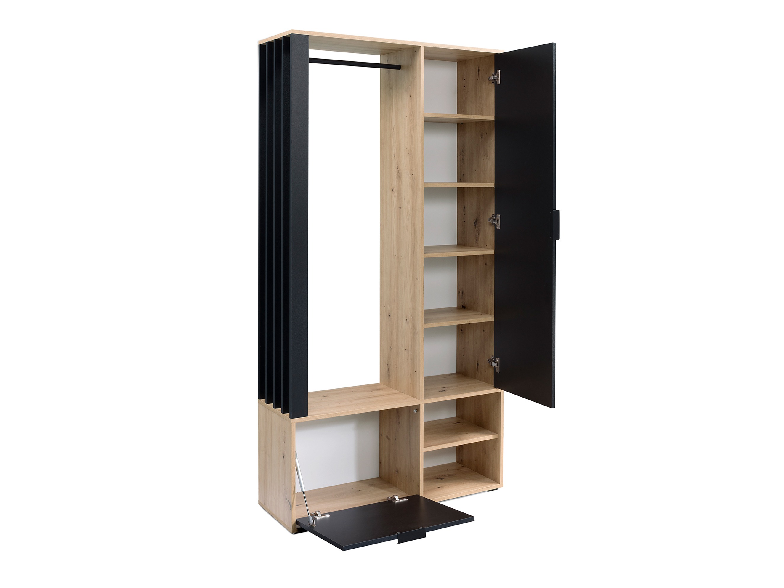 Hallway set Vinea (Artisan oak + Black)