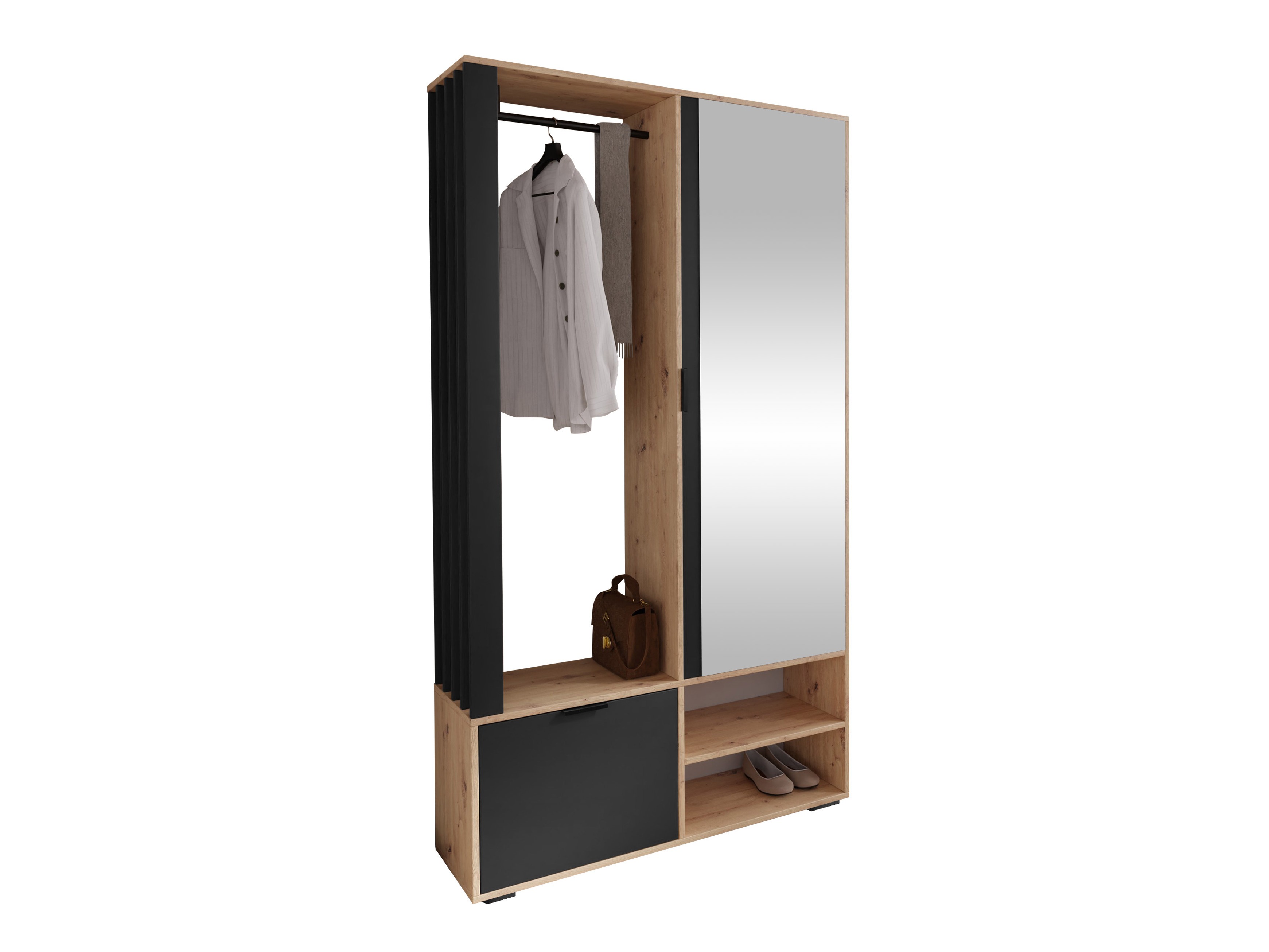 Hallway set Vinea (Artisan oak + Black)
