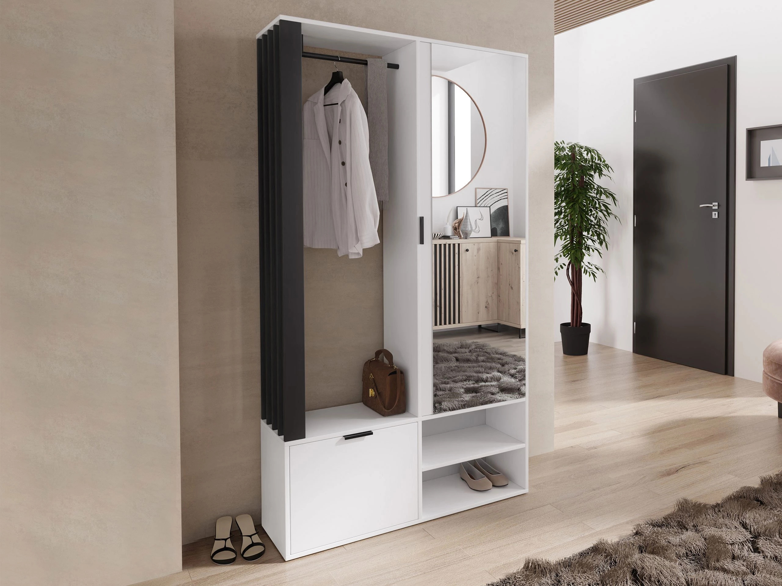 Hallway set Vinea (White + Black)