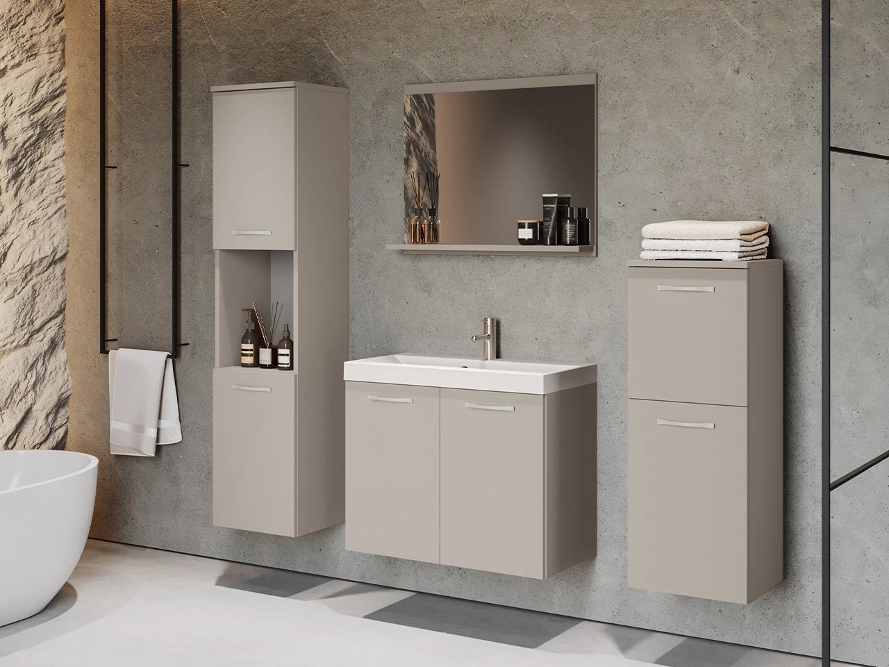 Bathroom set Sarasota 108 (Cashmere)