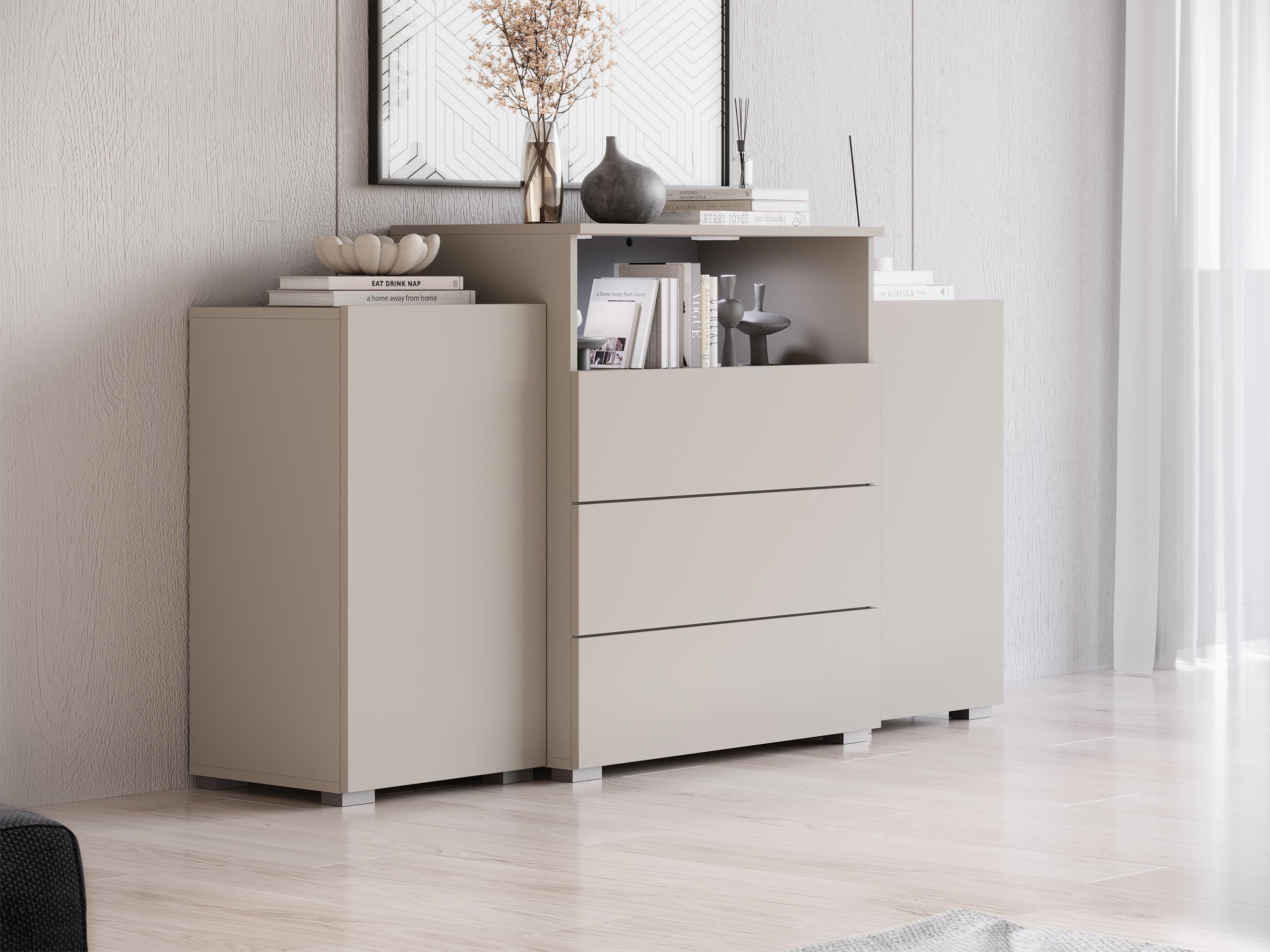 Chest of drawers Sarasota 127 (Cashmere)