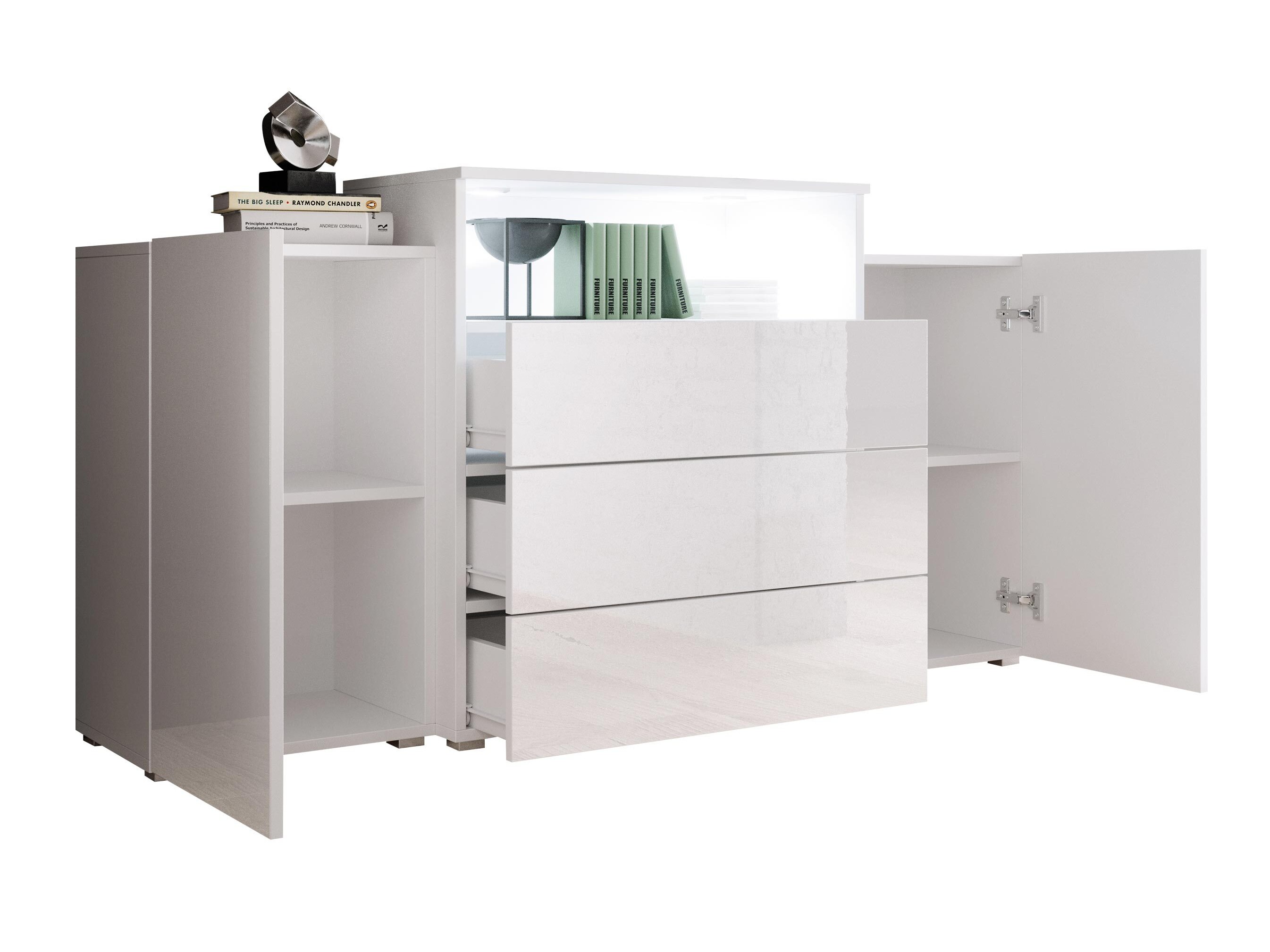 Chest of drawers Sarasota 127 (Wotan Oak)