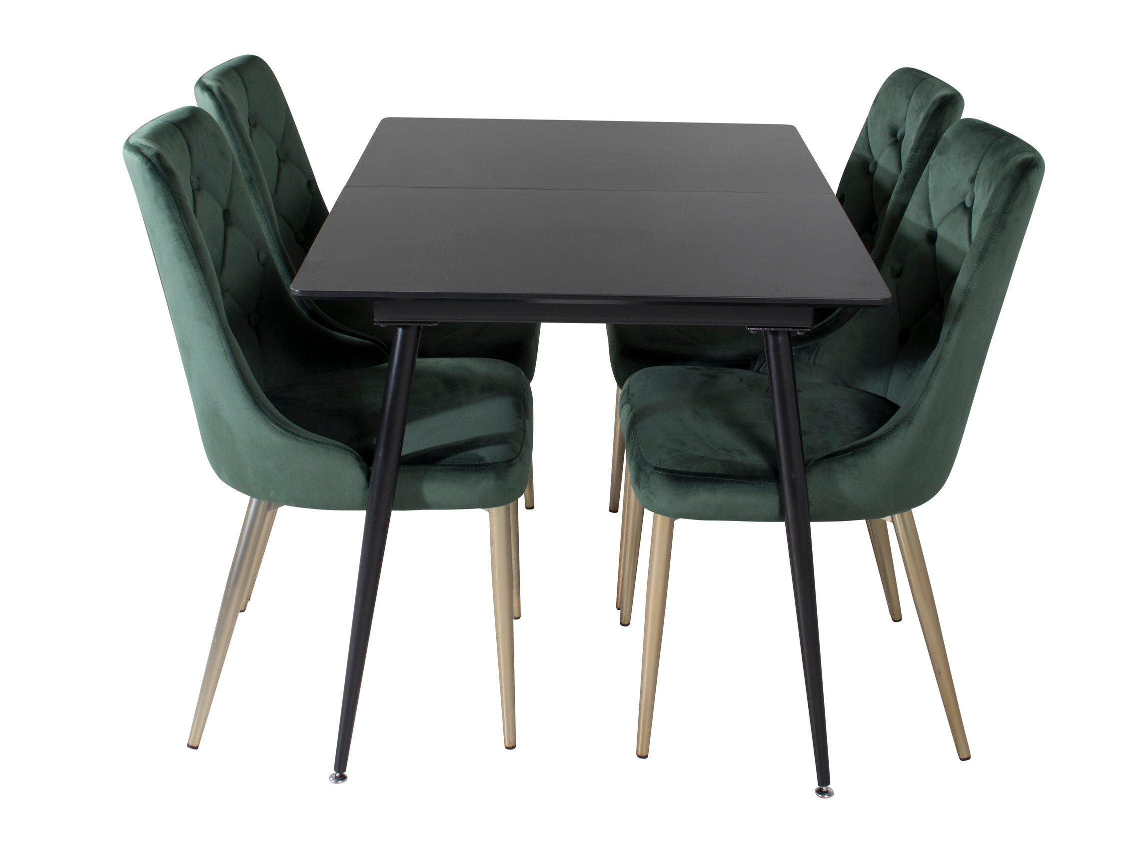 Dining set Dallas 1522 (Green + Golden)