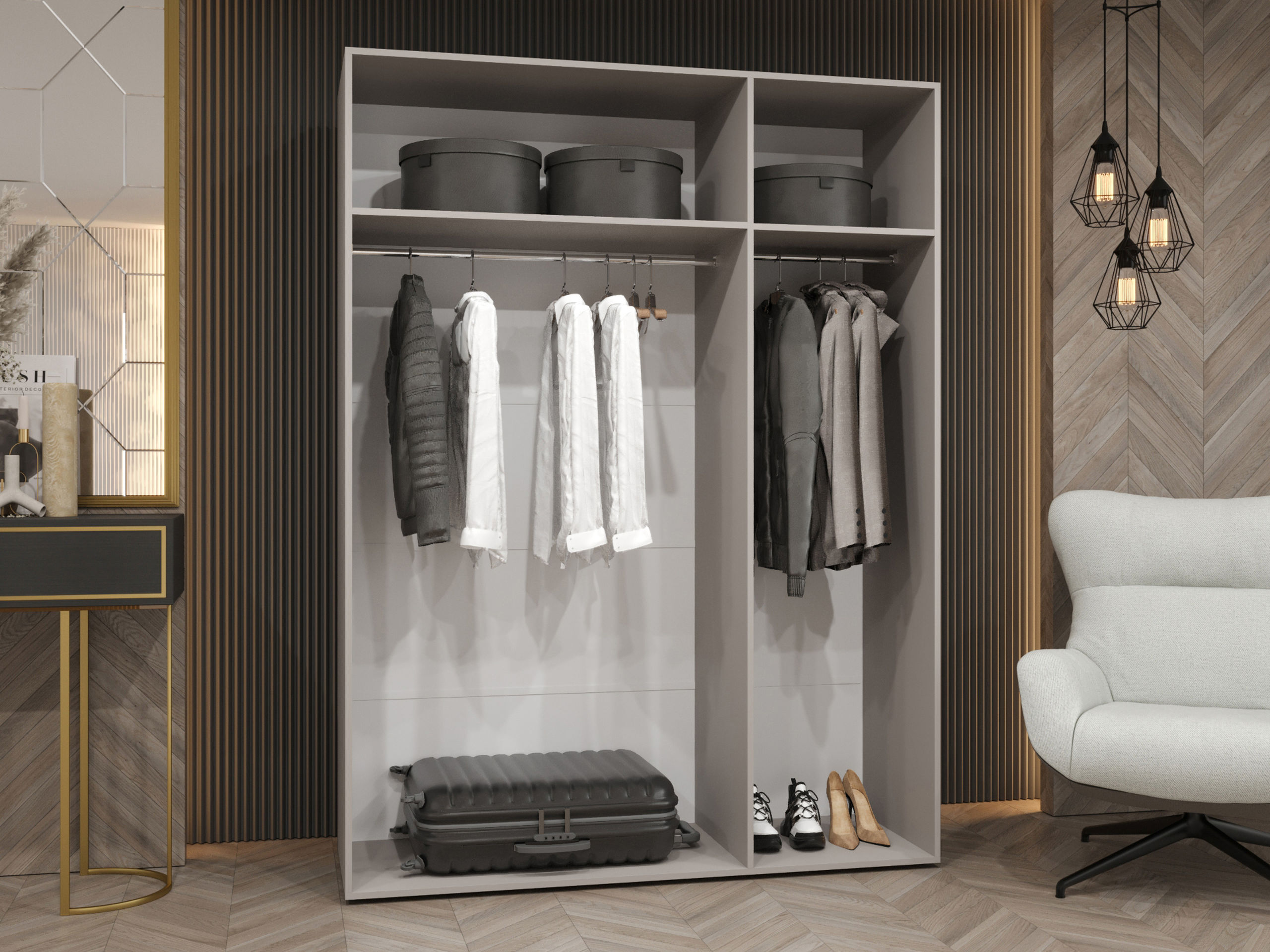 Wardrobe Hartford 614 (Cashmere)
