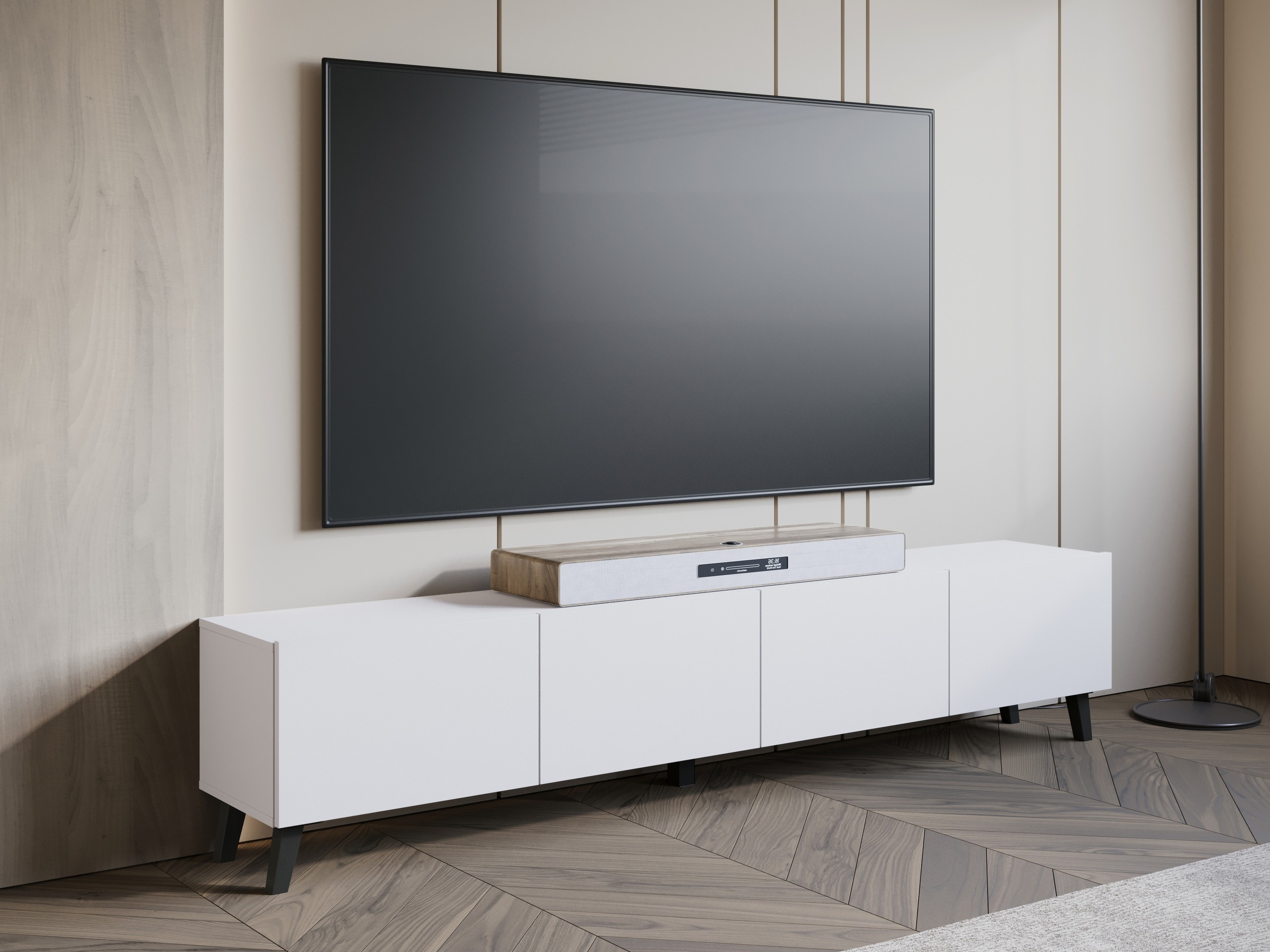 TV stand Levtive 101 (White)