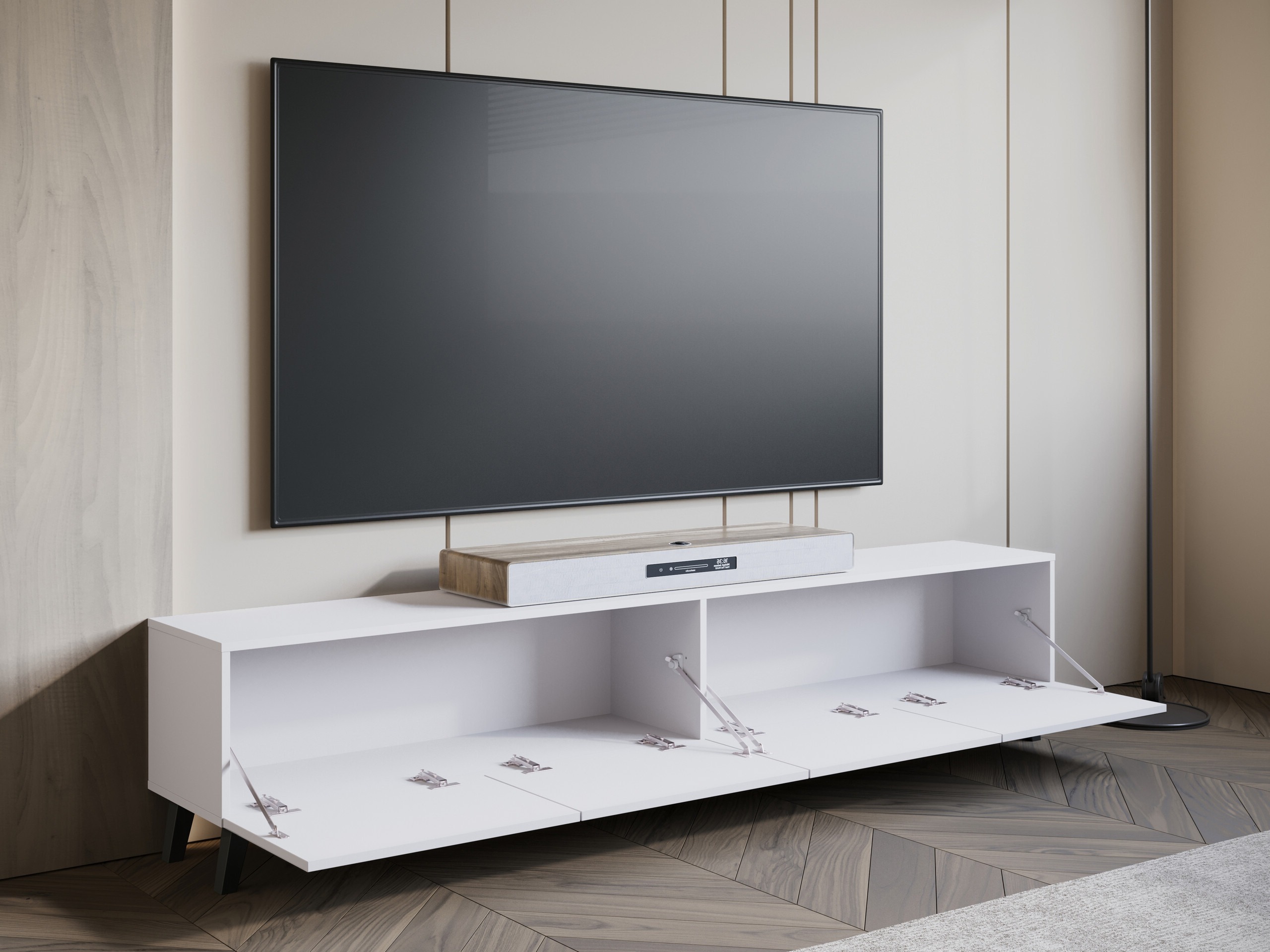 TV stand Levtive 101 (White)