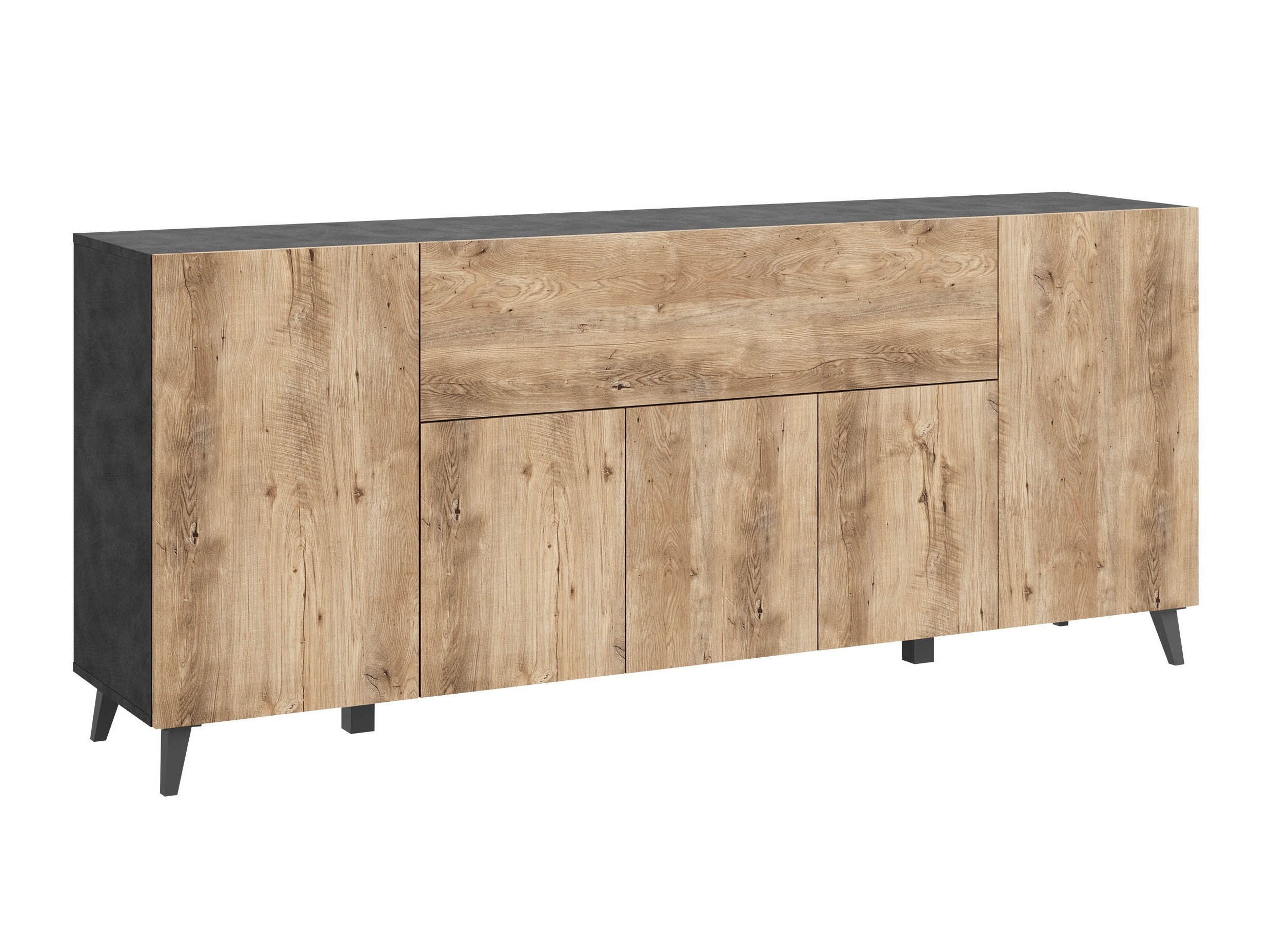 Sideboard Levtive 103 (Matera grey + Chestnut)