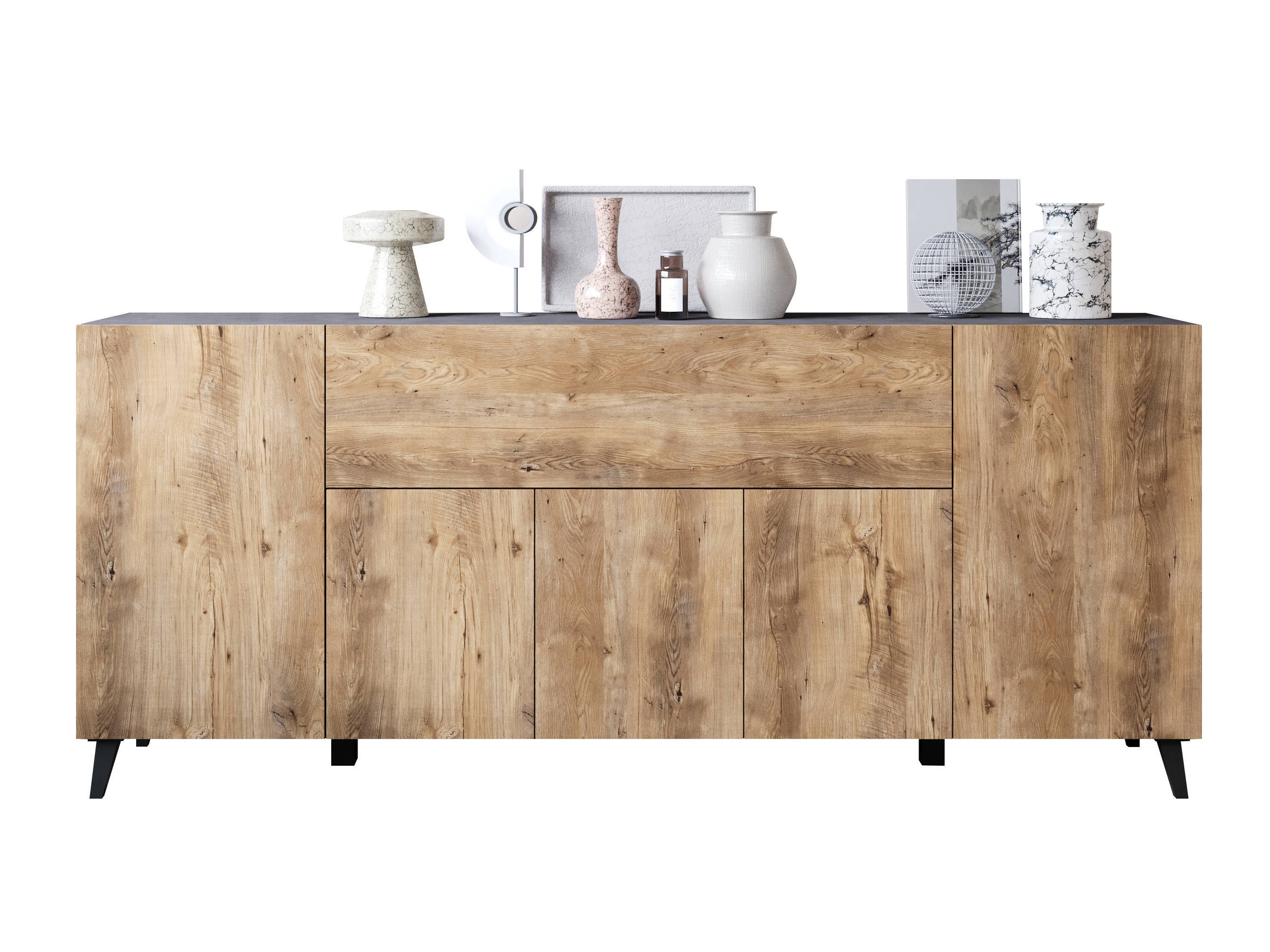 Sideboard Levtive 103 (Matera grey + Chestnut)