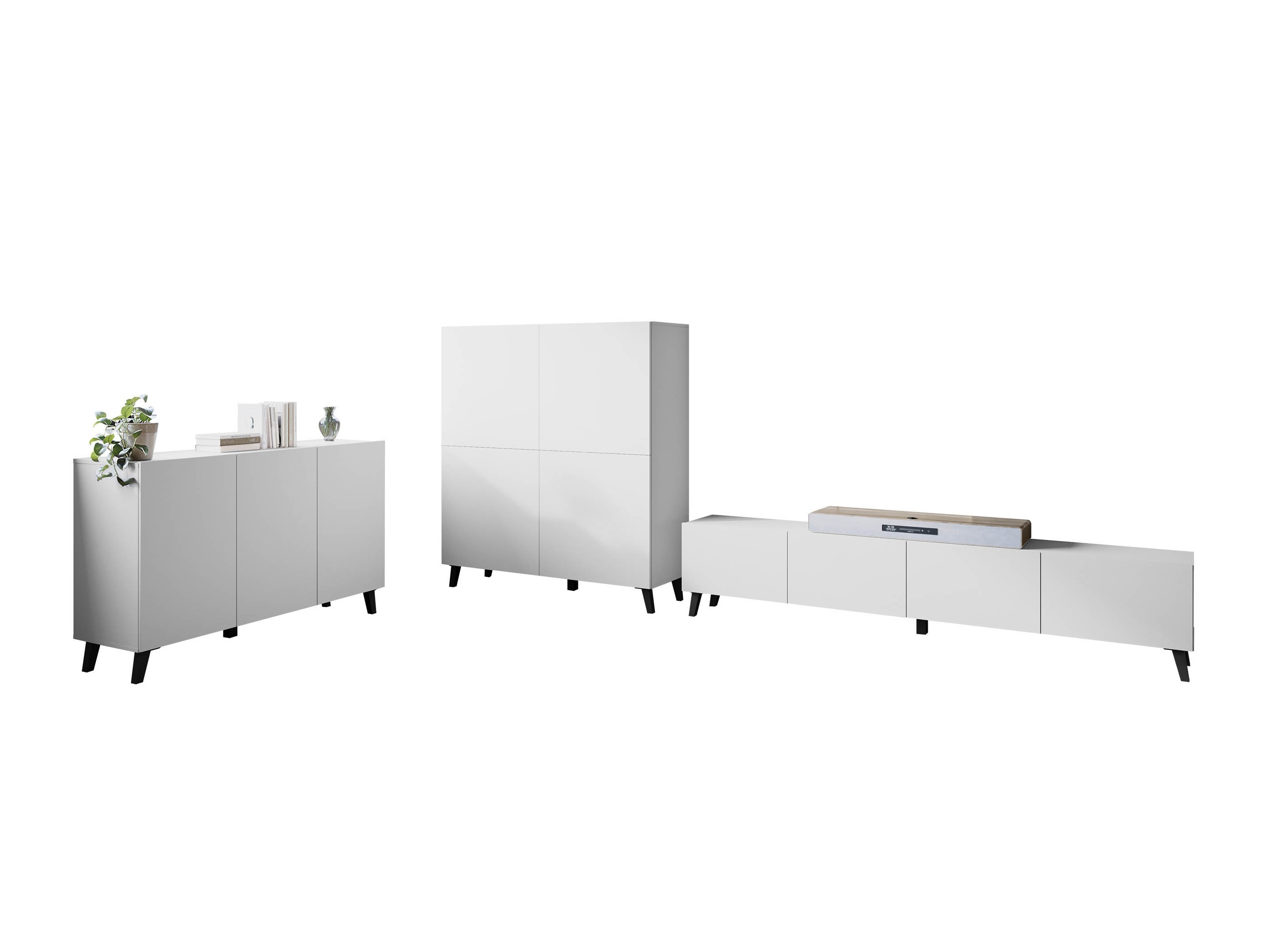 Living room set Levtive 105 (White)