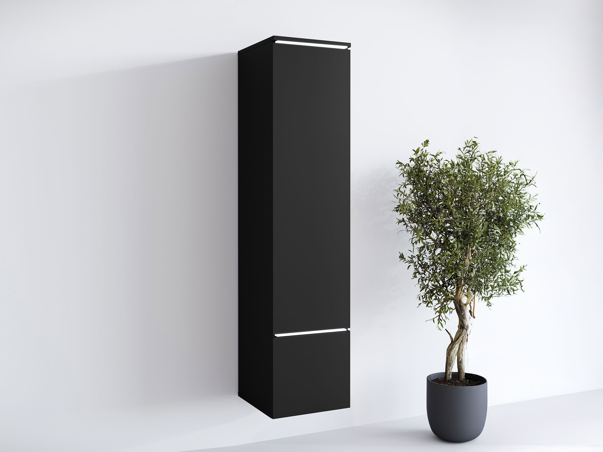 Bookcase Mirfivo 108 (Graphite)