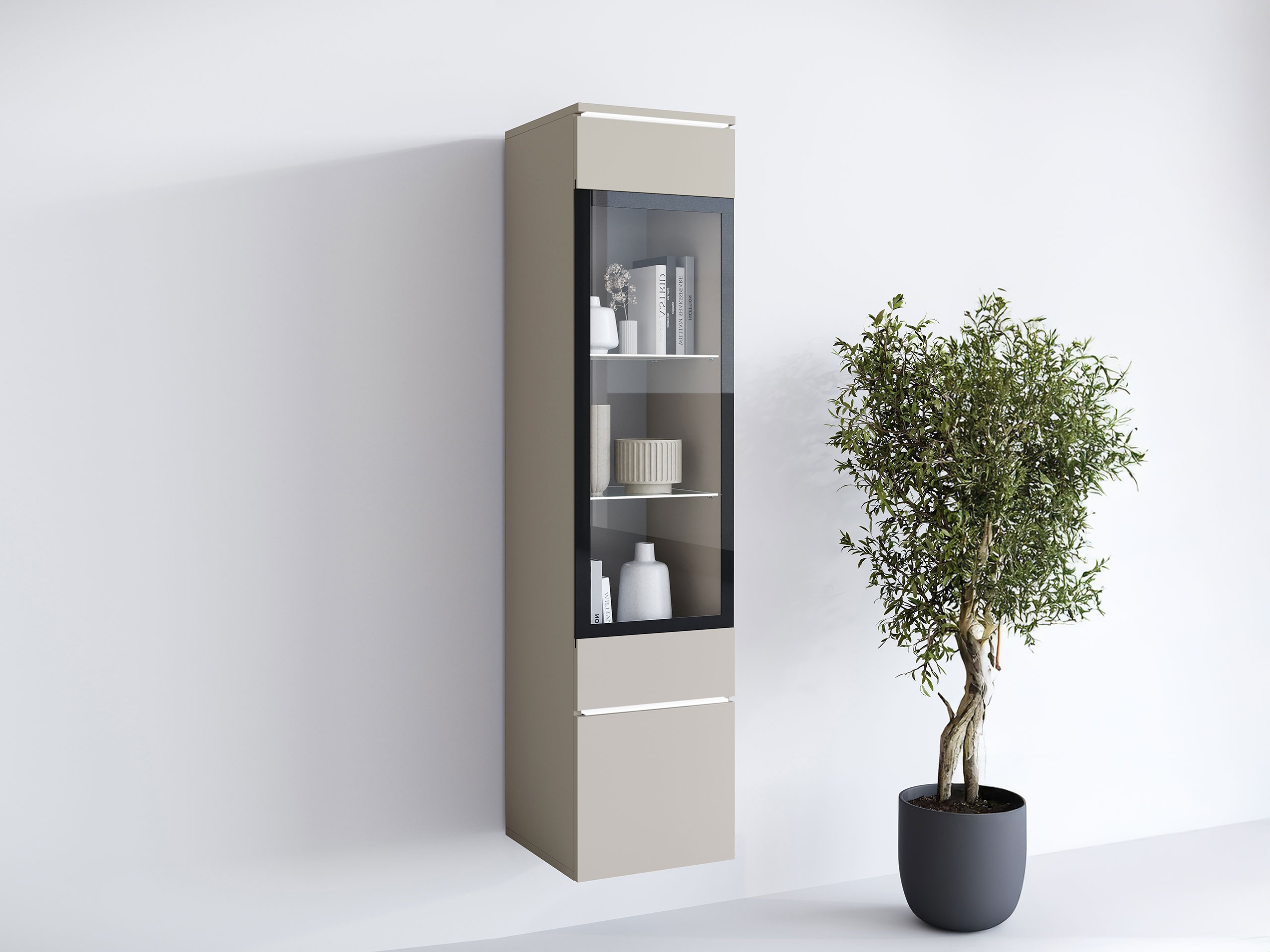 Bookcase Mirfivo 109 (Cashmere)
