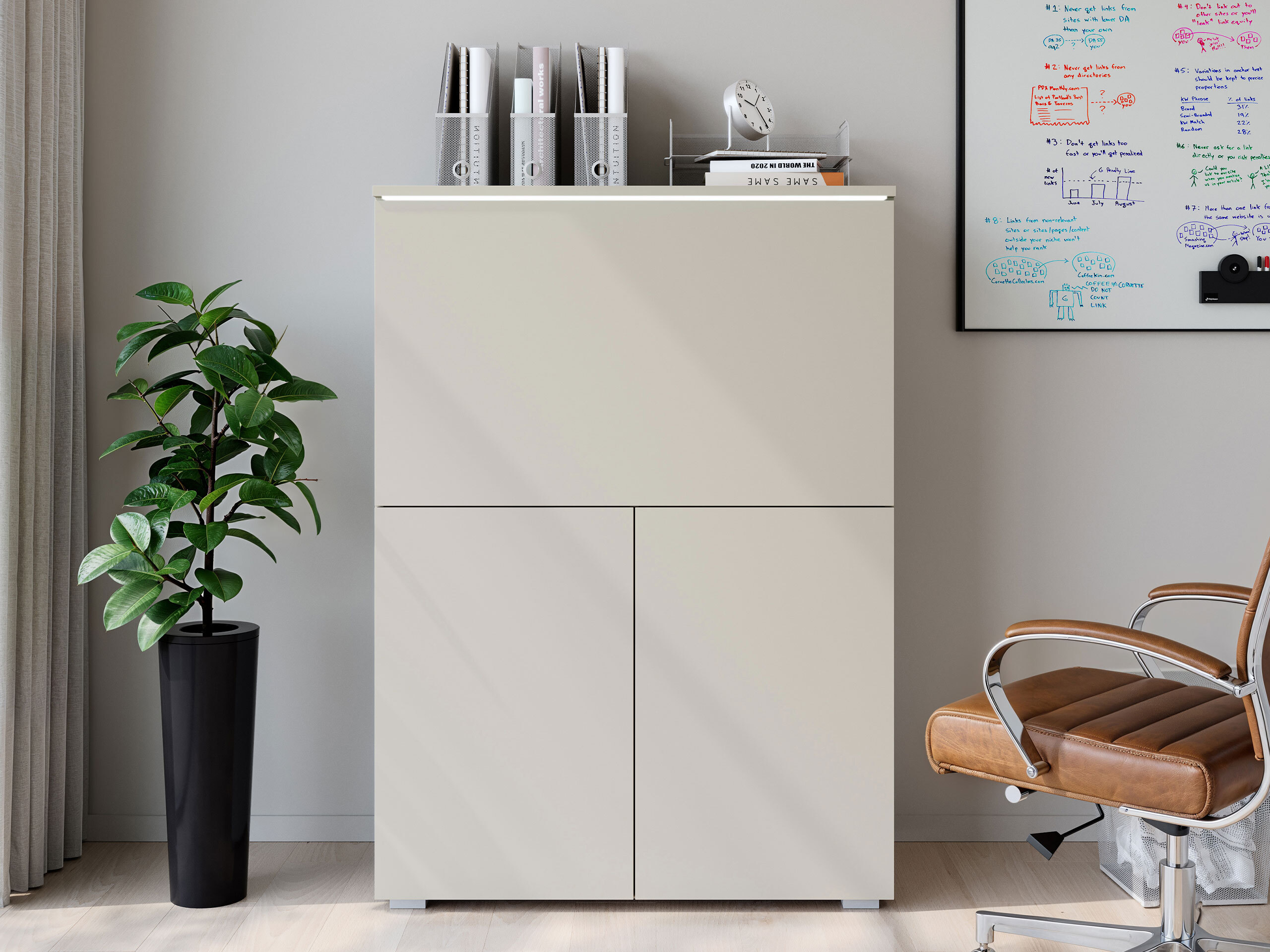 Sideboard Mirfivo 107 (Cashmere)