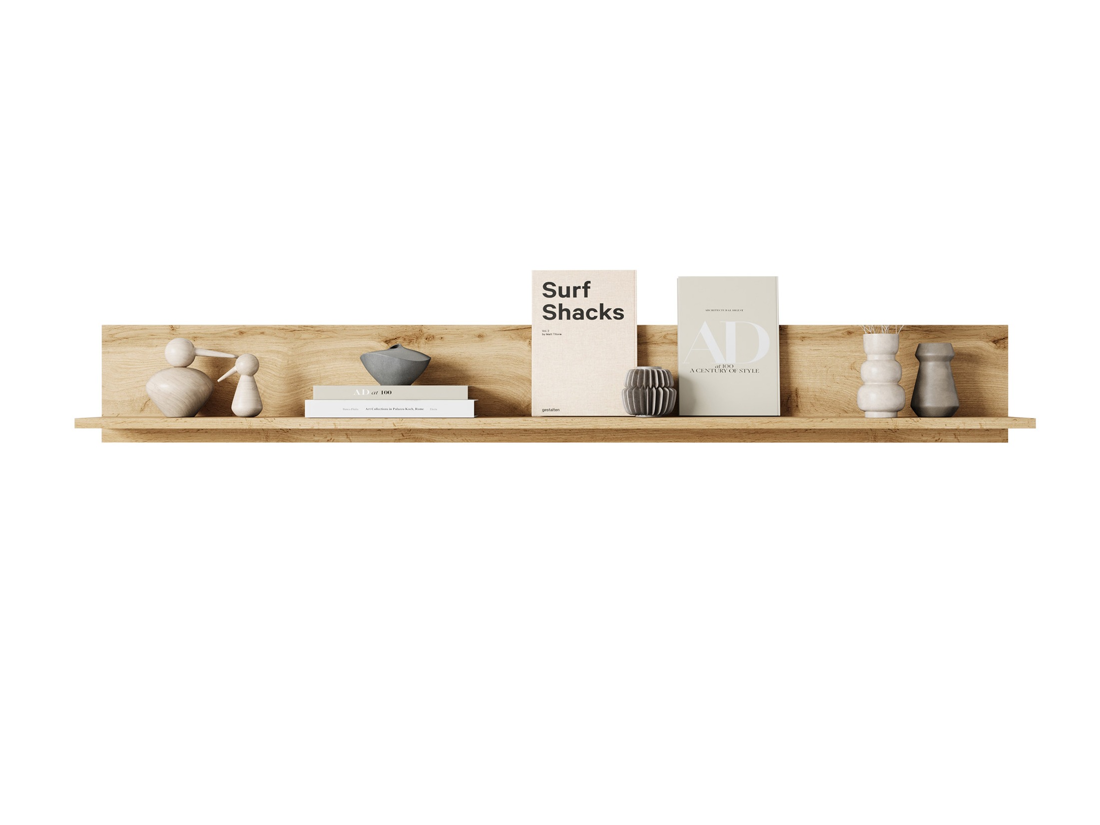 Wall shelf Mirfivo 105 (Wotan Oak)