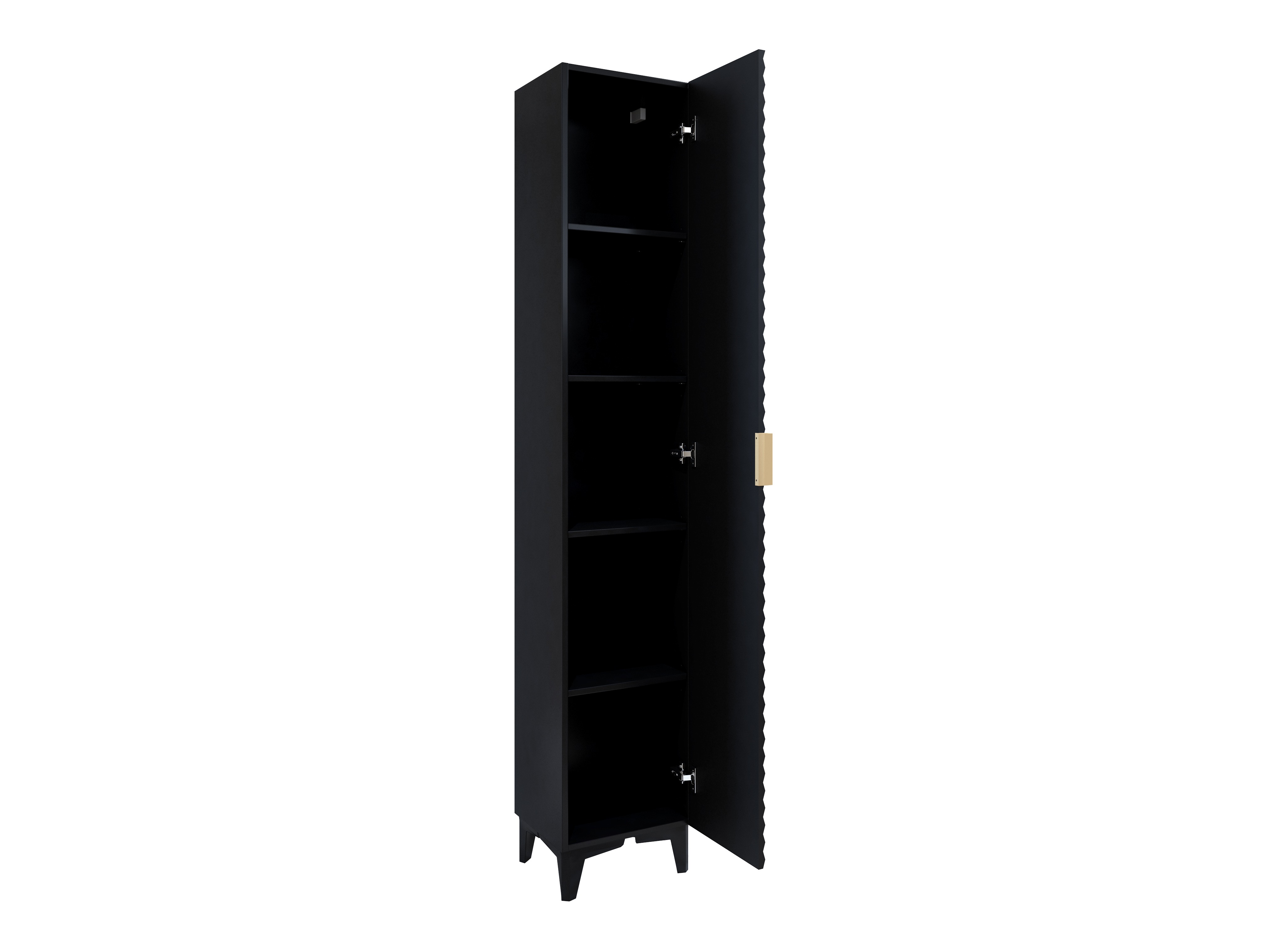 Standing bathroom cabinet Liretu 100 (Black)