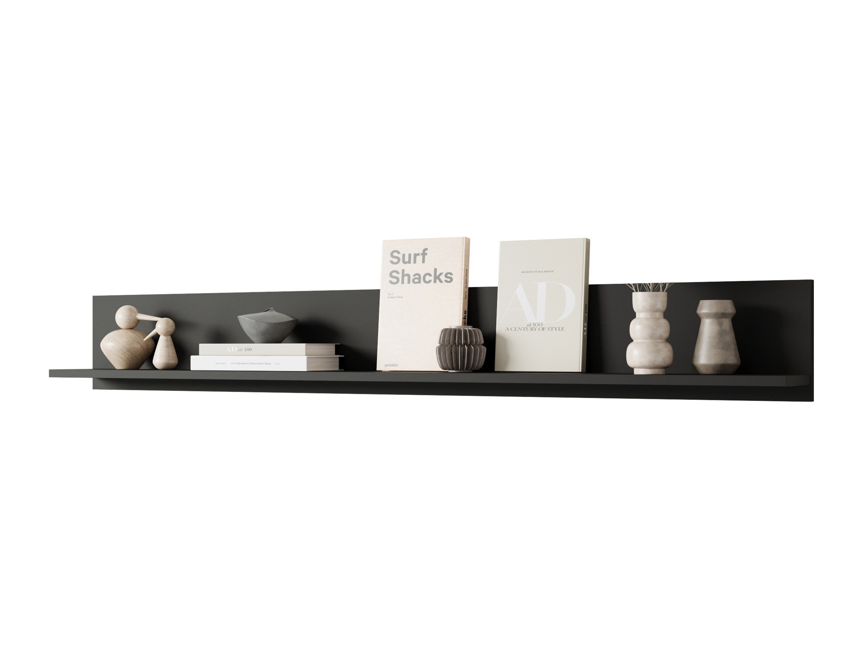 Wall shelf Mirfivo 105 (Graphite)