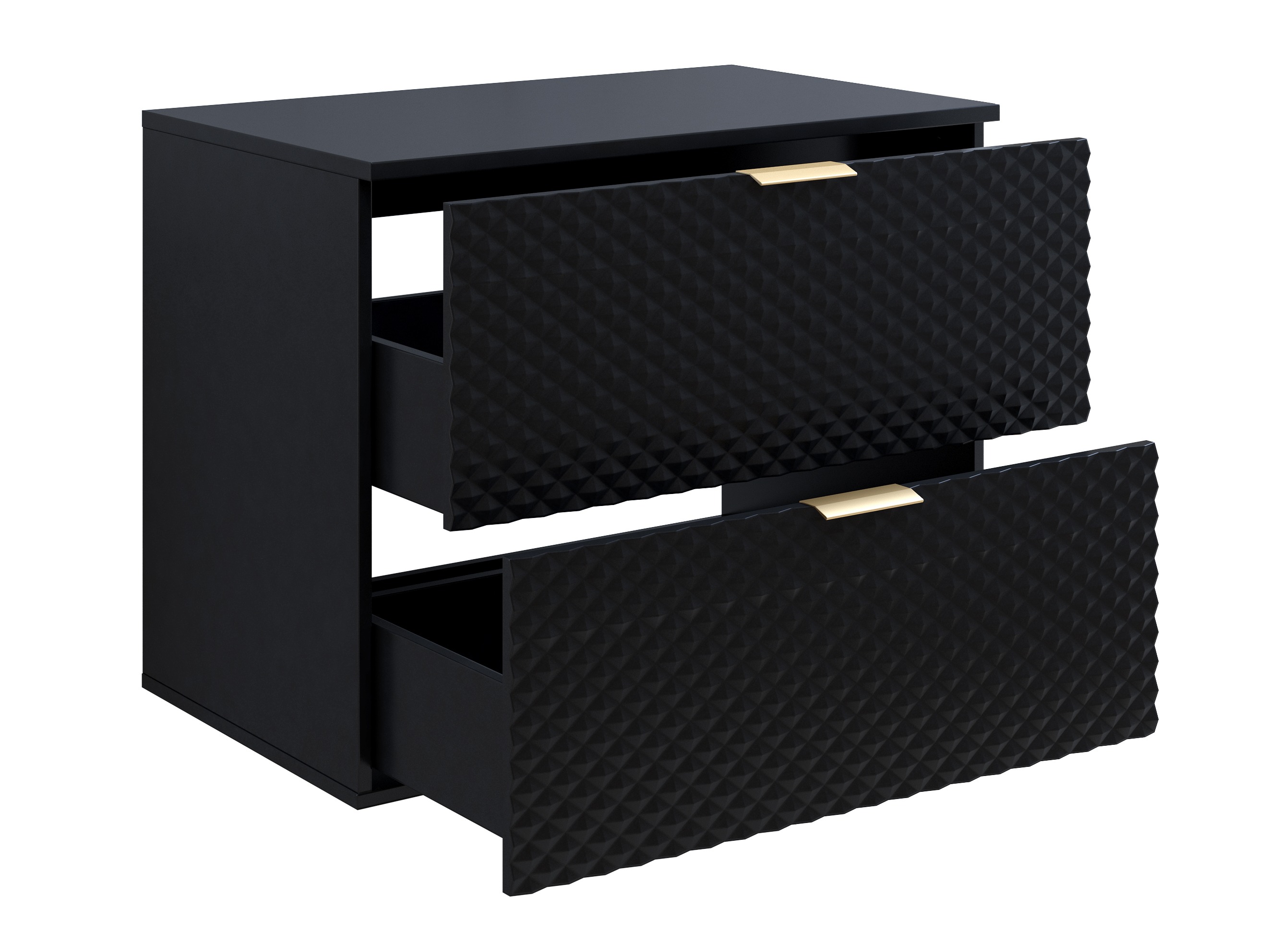 Wall-mounted bathroom cabinet for washbasin Liretu 107 (Black)