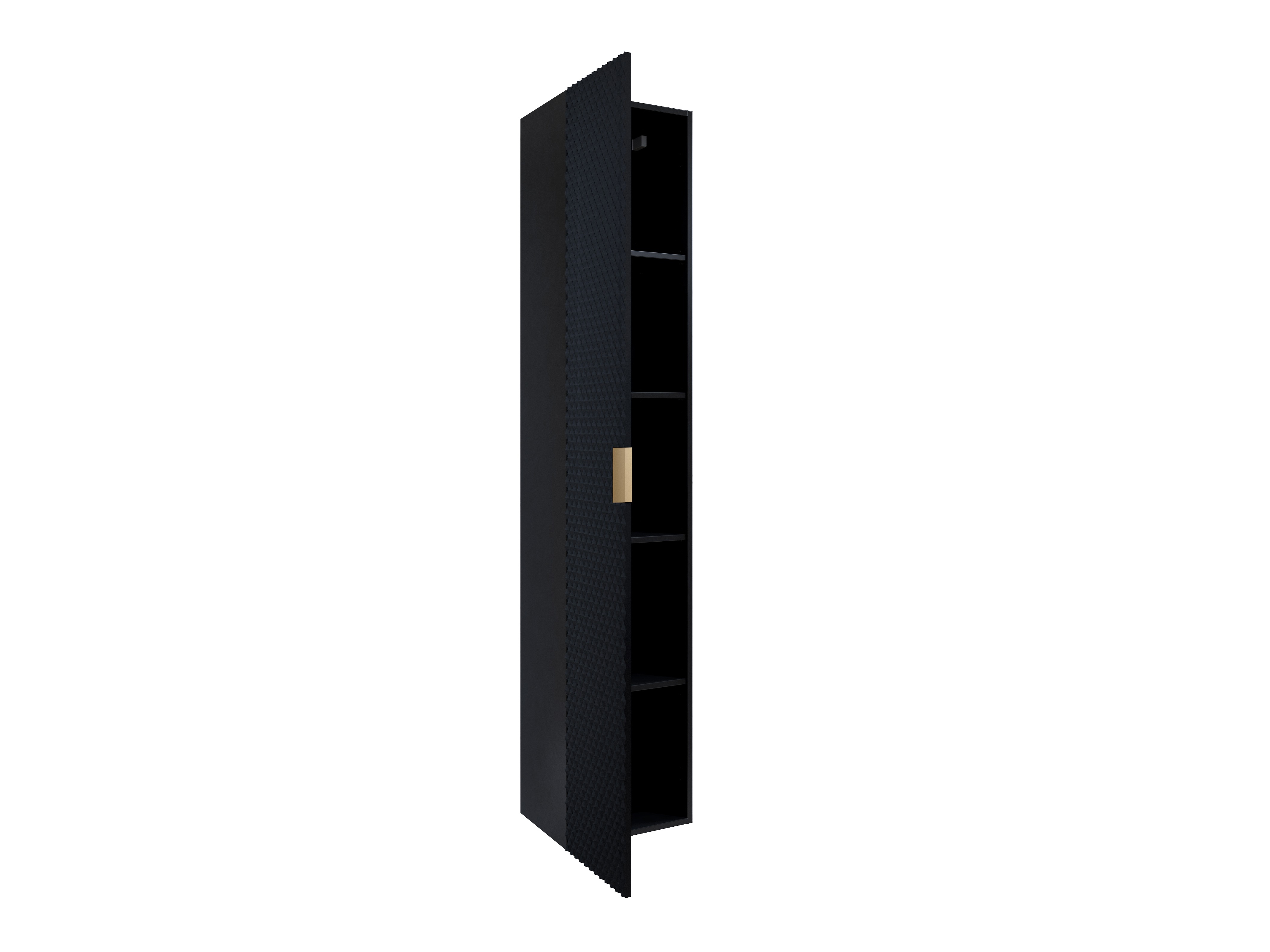Wall-mounted bathroom cabinet Liretu 105 (Black)