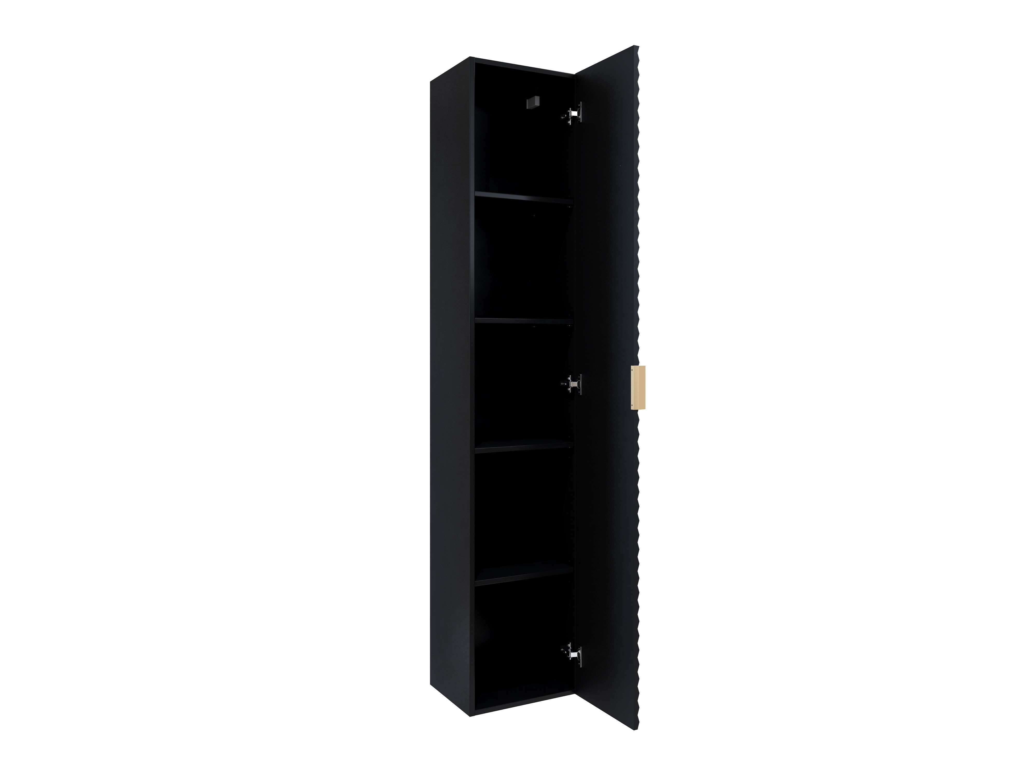 Wall-mounted bathroom cabinet Liretu 105 (Black)