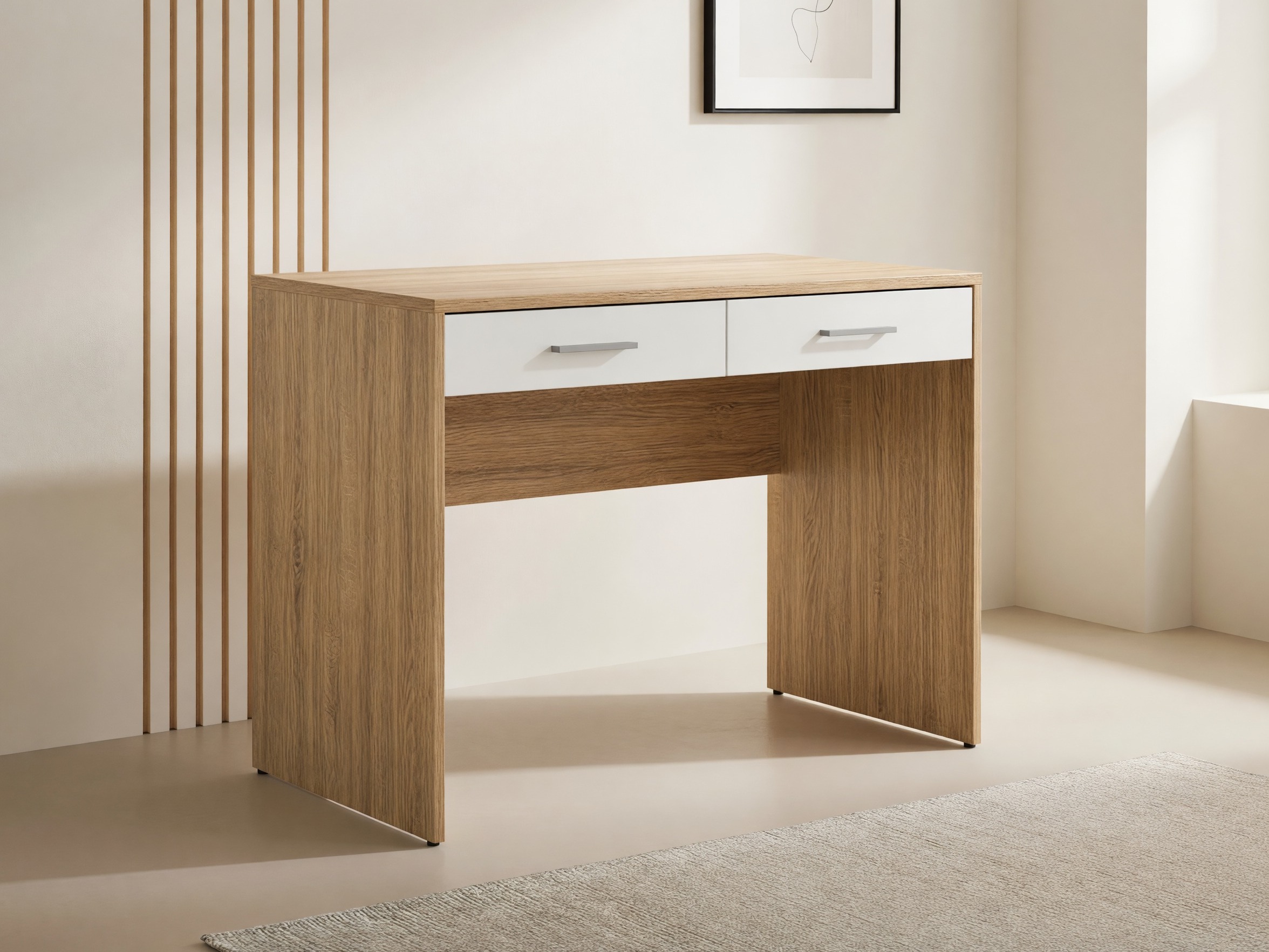 Desk Novsore 109 (Sonoma oak + White)