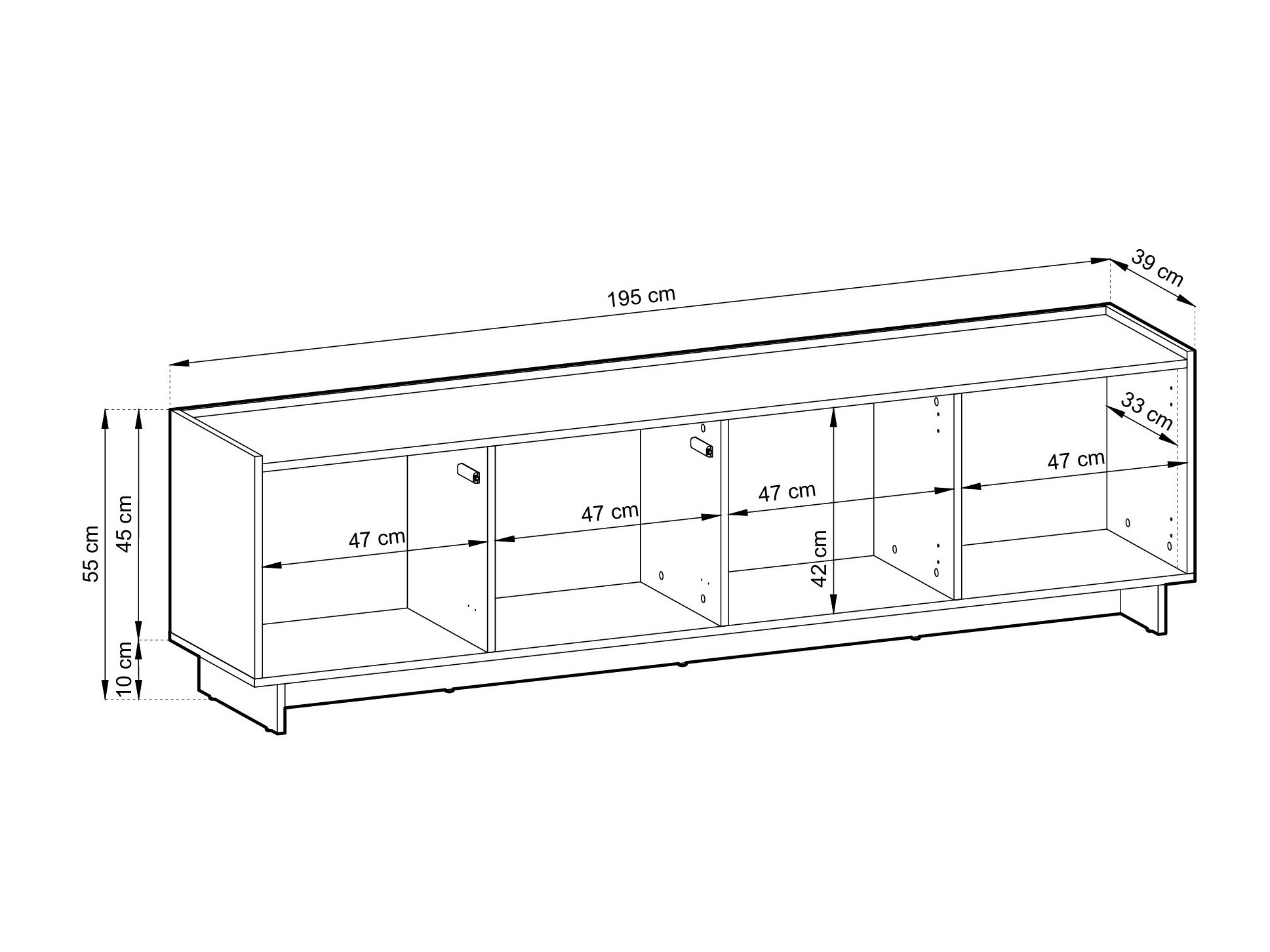TV stand Romsona 101